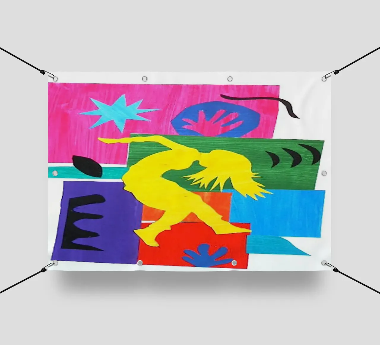 dancing woman's shadow pvc cover by briyan shop