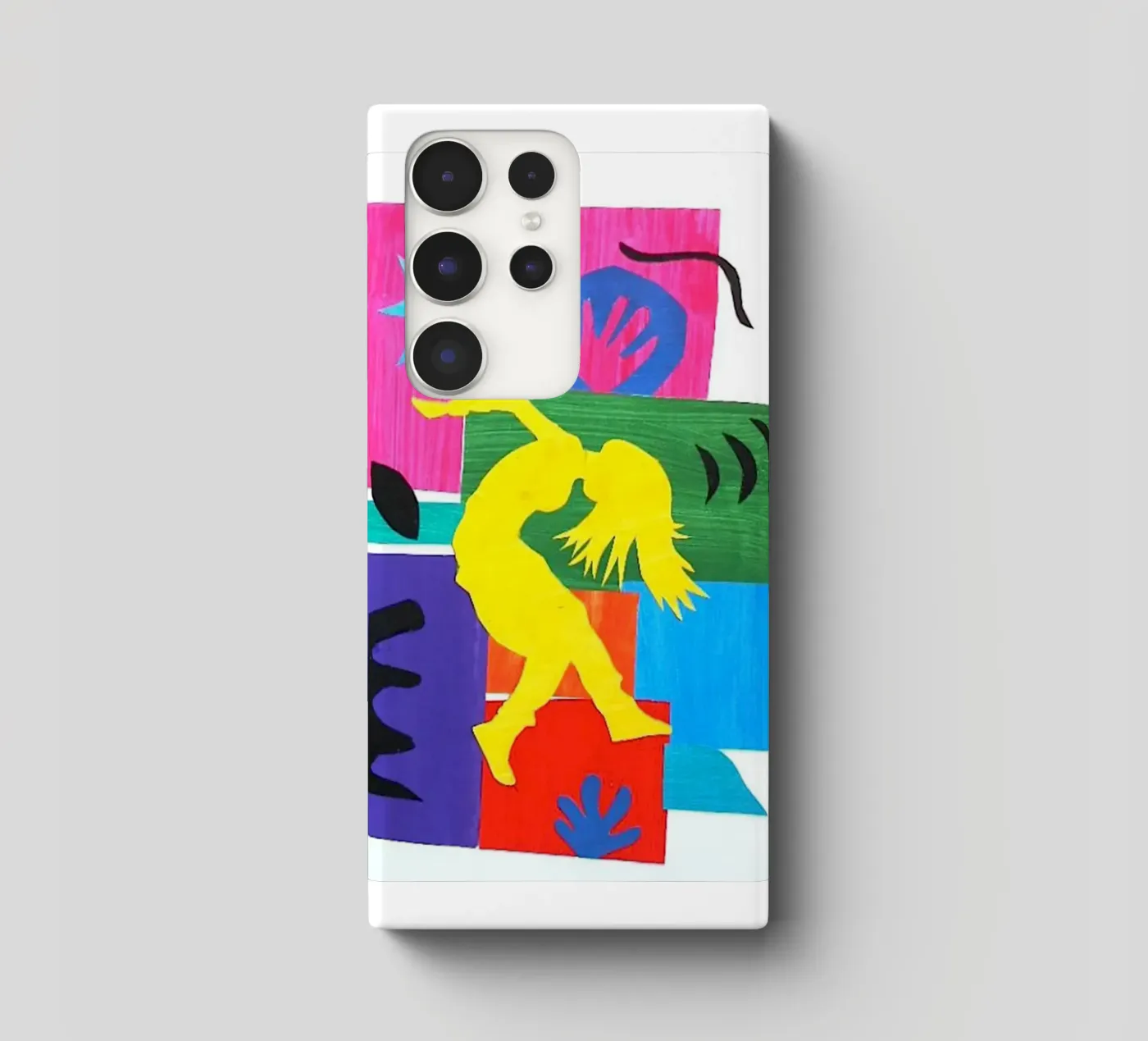 dancing woman's shadow samsung phone case by briyan shop