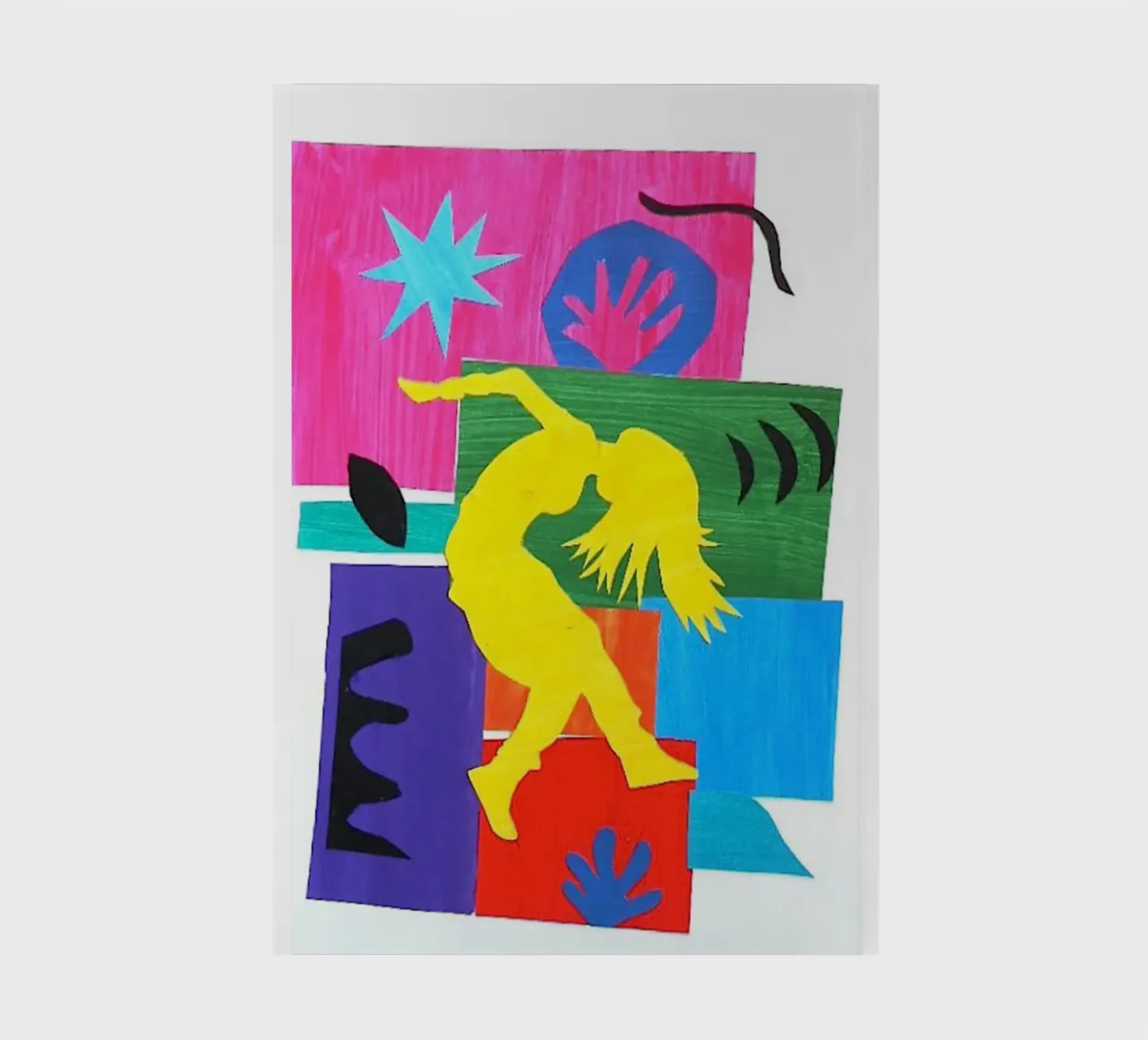 dancing woman's shadow notebook by briyan shop