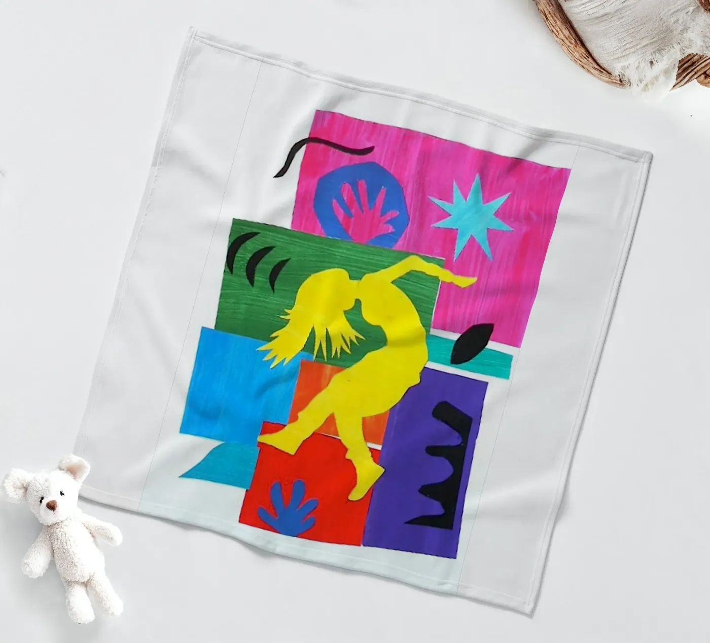 dancing woman's shadow fleecedeken van briyan shop