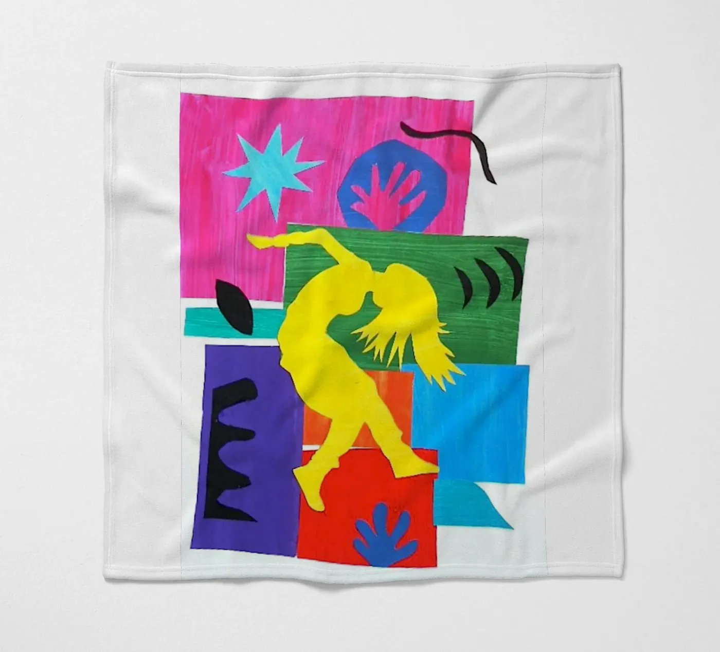 dancing woman's shadow fleecedeken van briyan shop