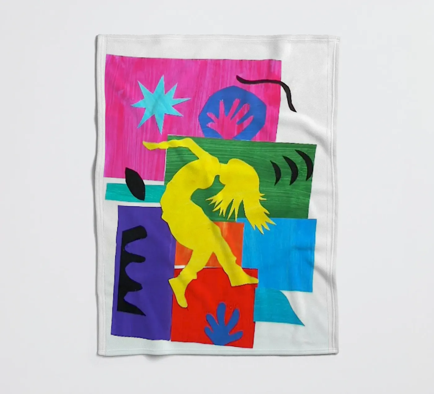 dancing woman's shadow fleecedeken van briyan shop