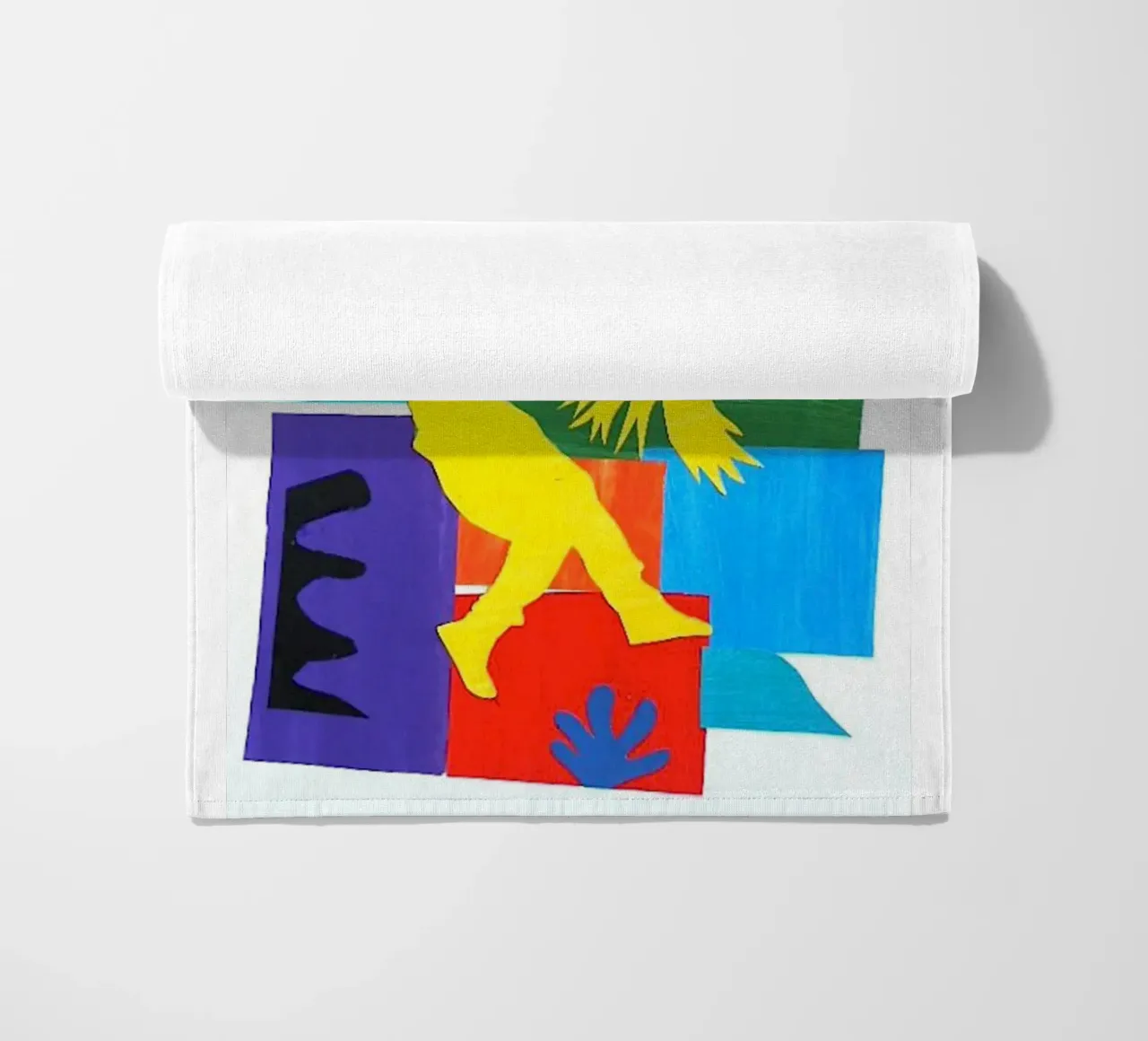 dancing woman's shadow strandhanddoek van briyan shop