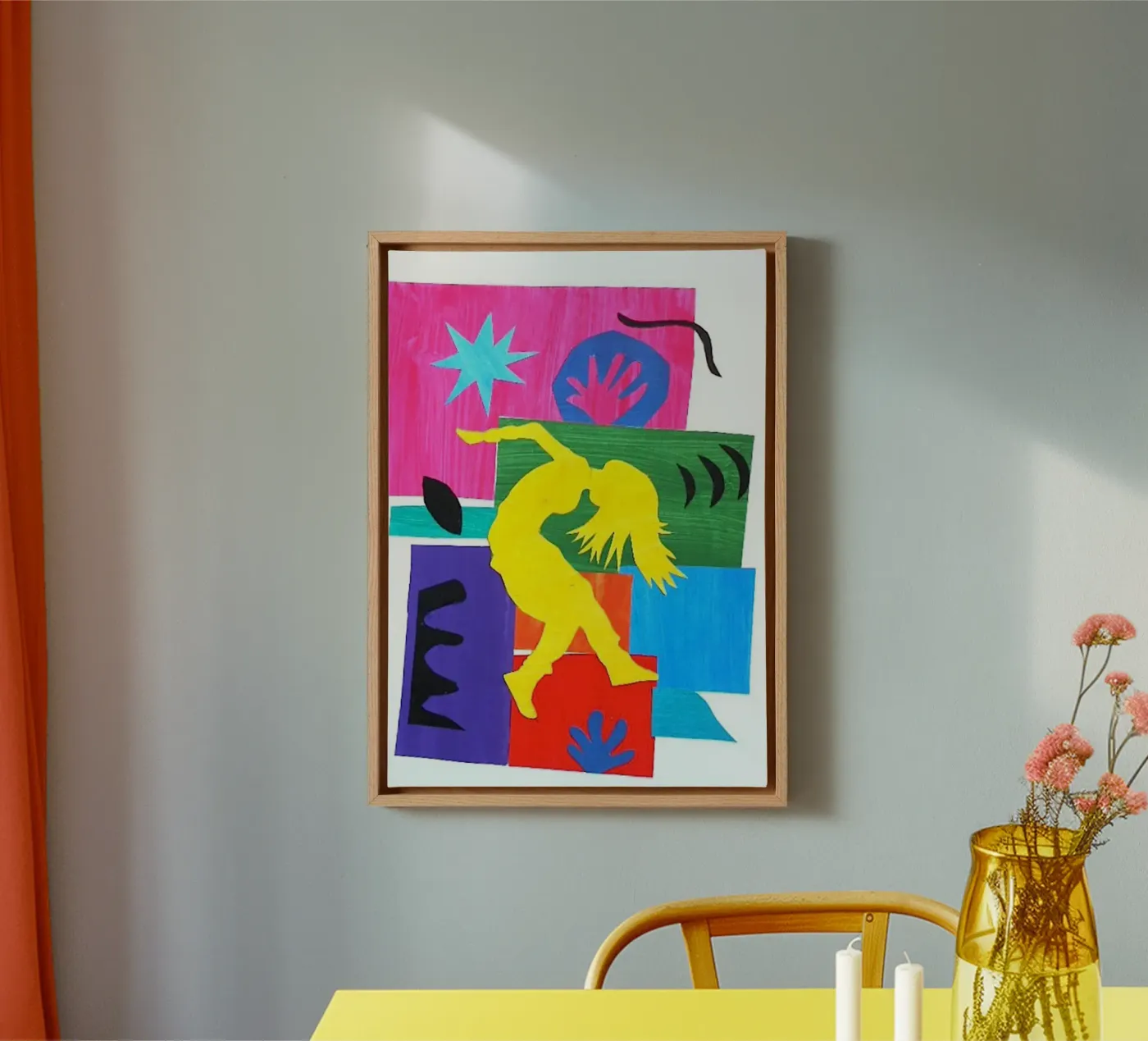 dancing woman's shadow Leinwand von briyan shop