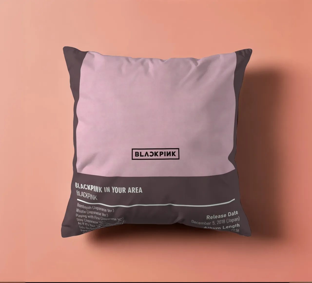 BLACKPINK IN YOUR AREA By BLACKPINK cuscino da DGUnder