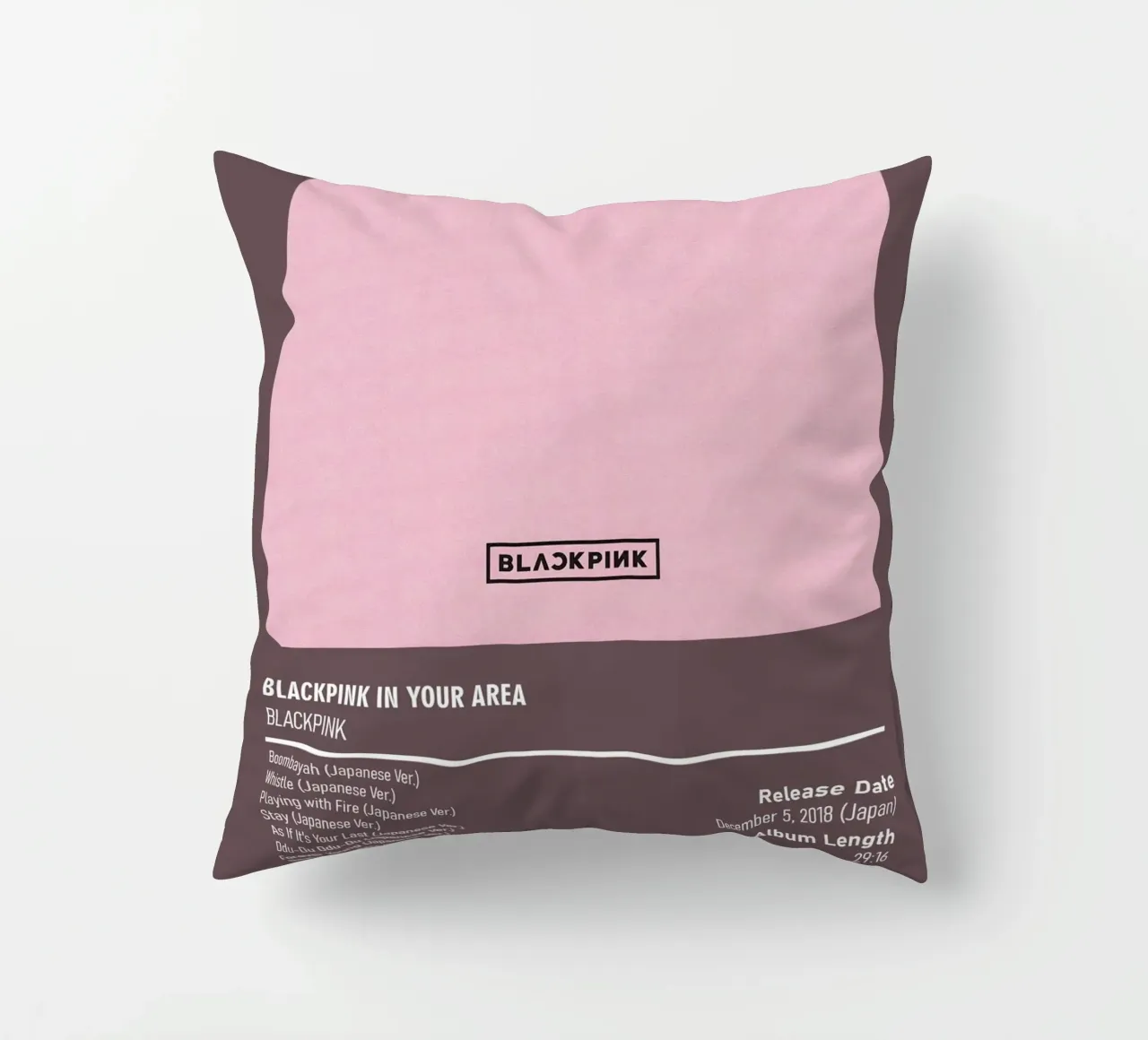 BLACKPINK IN YOUR AREA By BLACKPINK cuscino da DGUnder