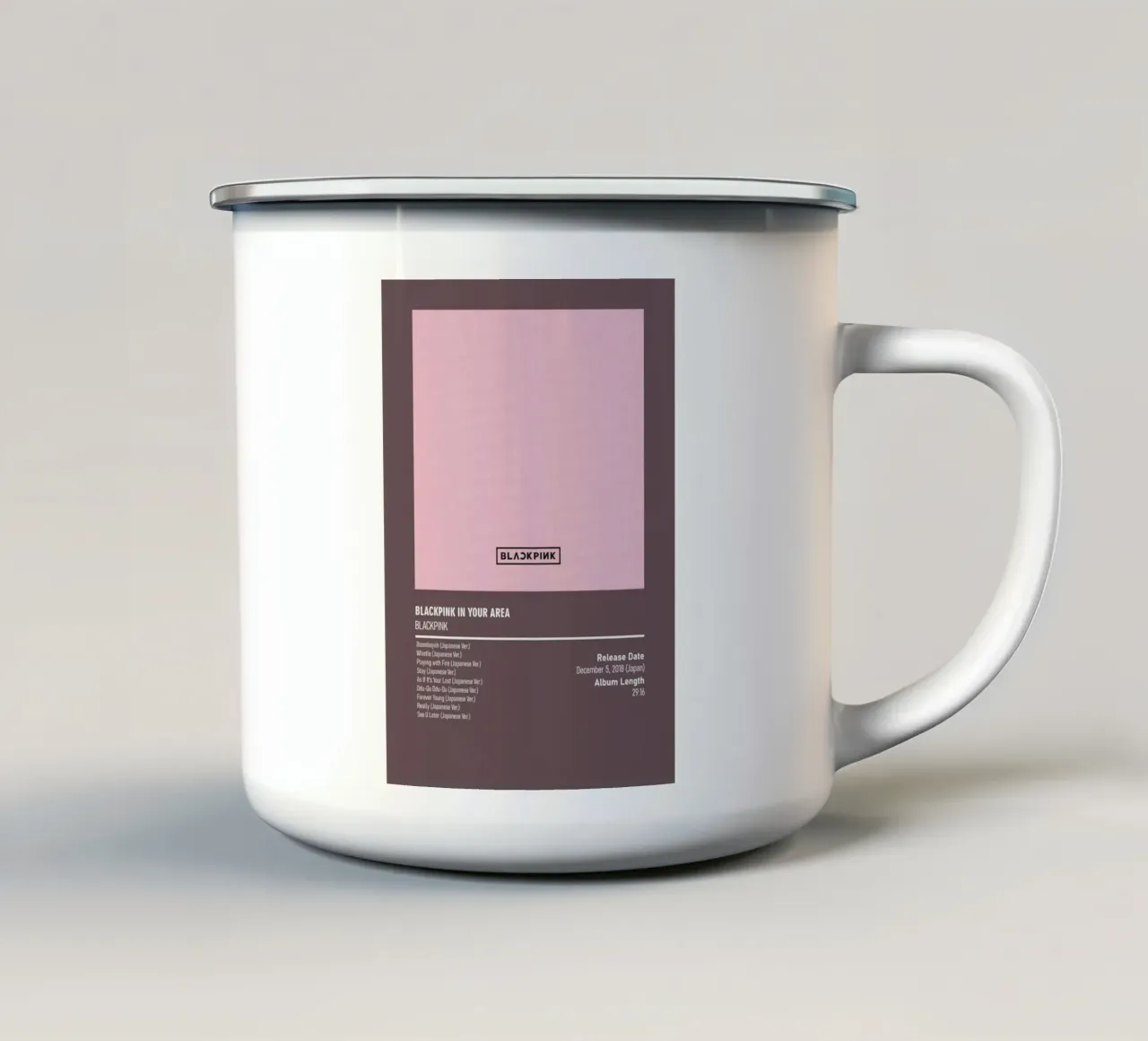 BLACKPINK IN YOUR AREA By BLACKPINK tazza in smalto da DGUnder