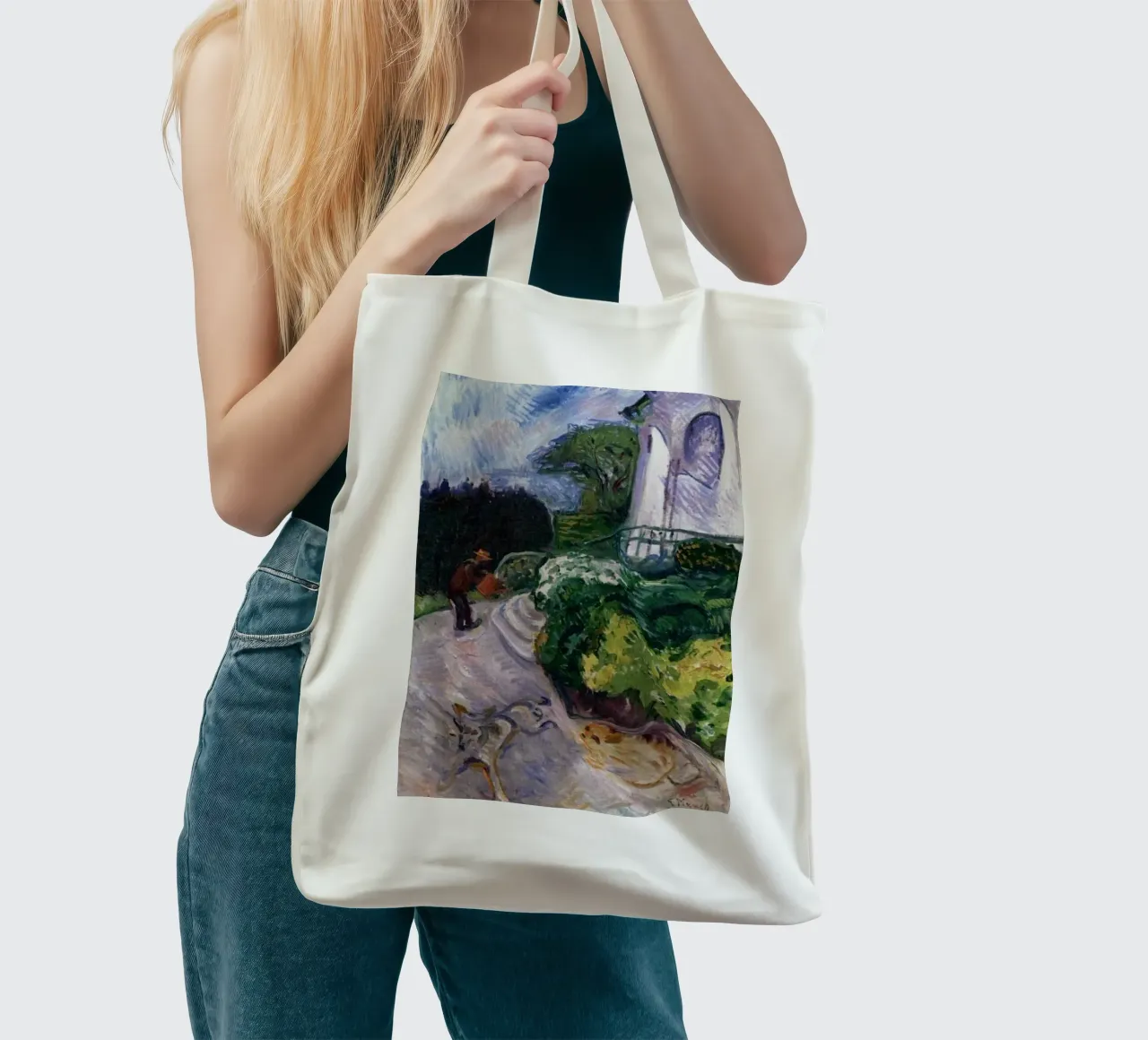 piante acquatiche borsa in juta da cupcup art