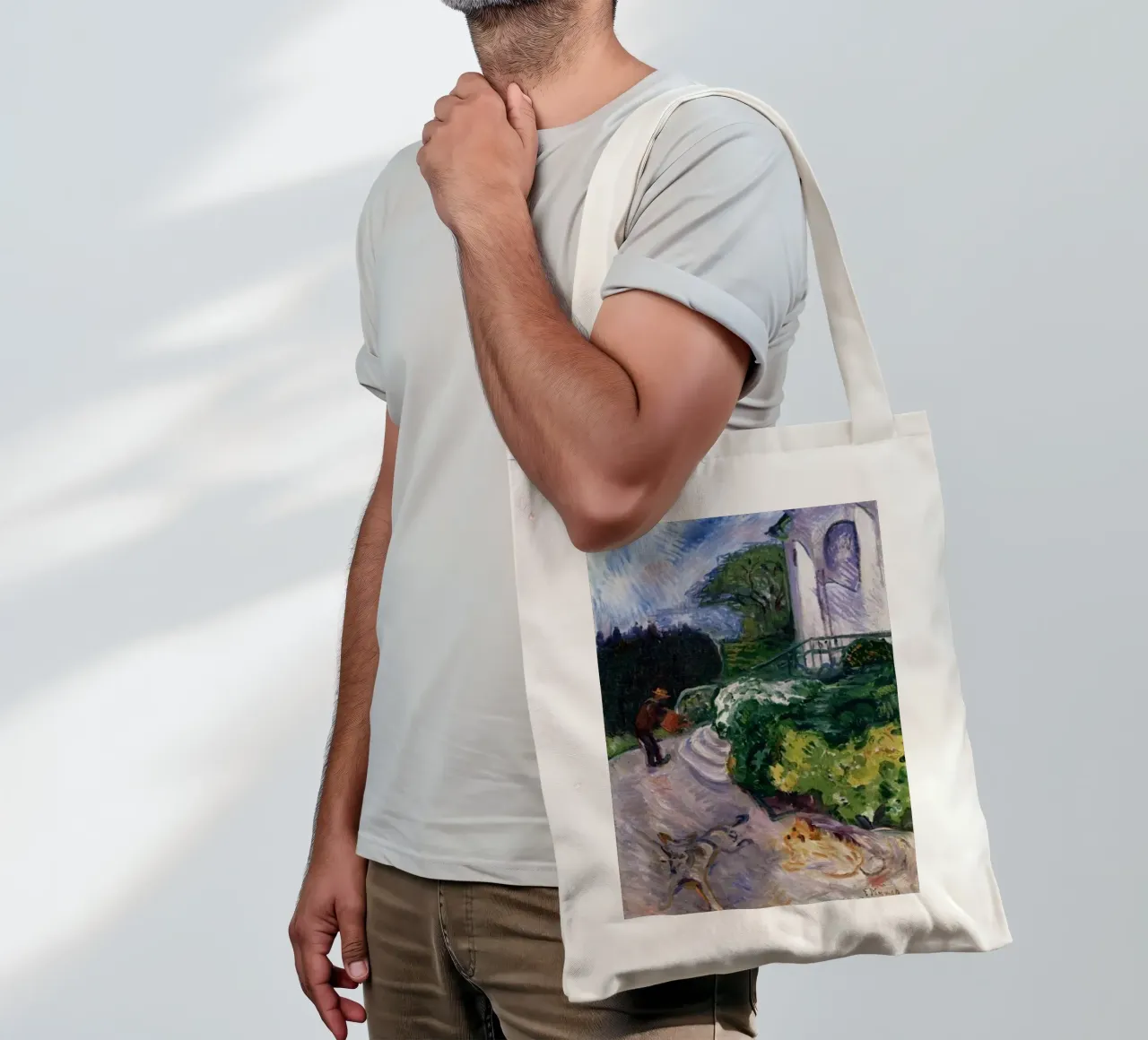 piante acquatiche borsa in juta da cupcup art