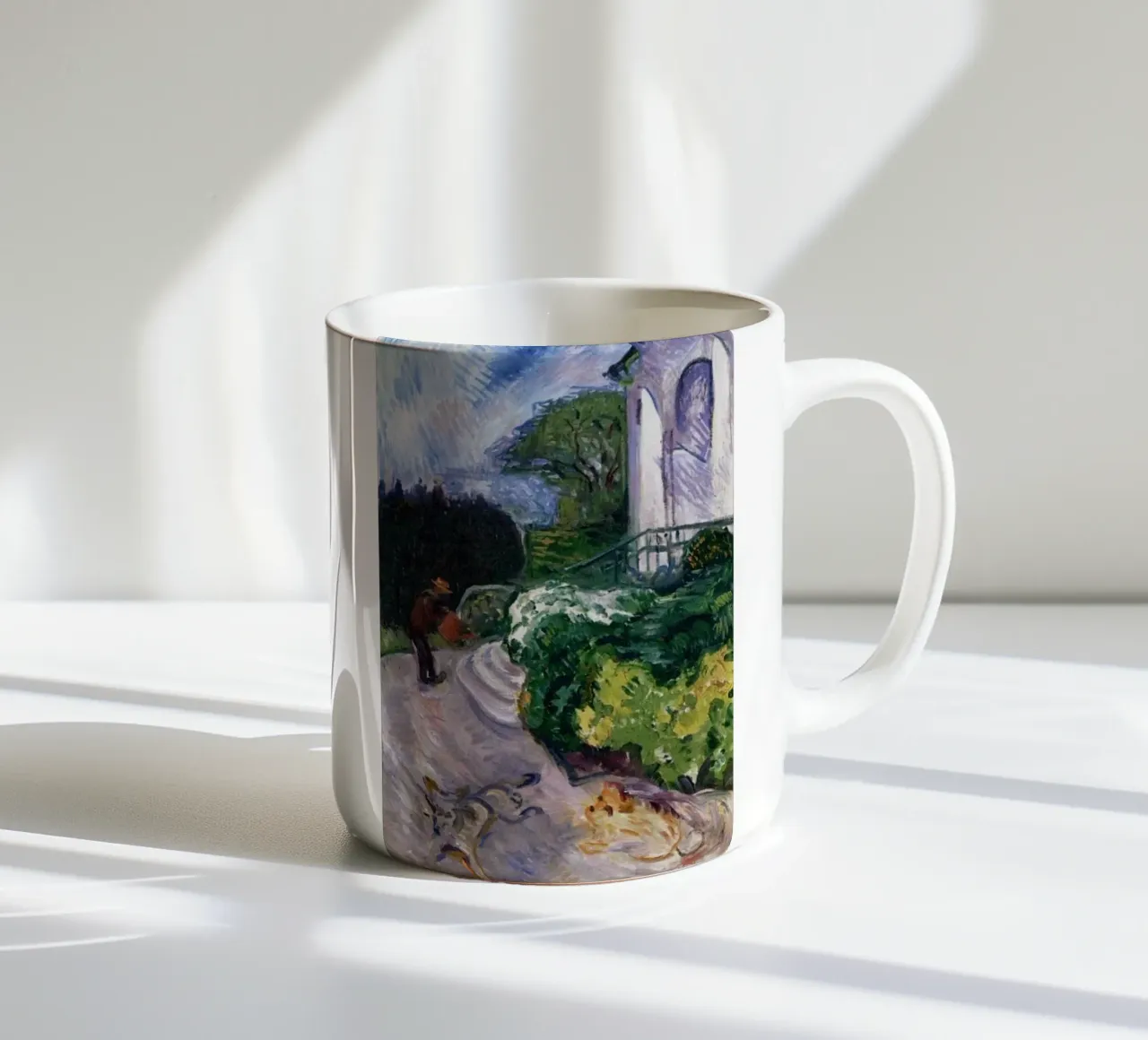 piante acquatiche tazza in ceramica da cupcup art