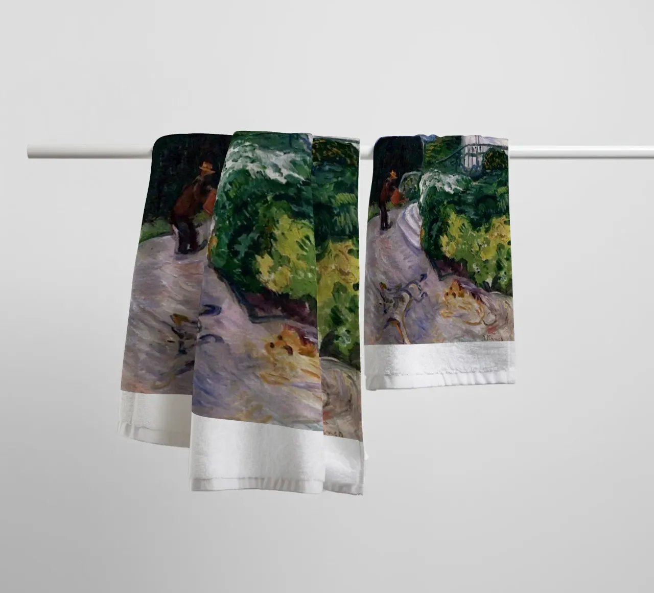piante acquatiche asciugamano da bagno da cupcup art