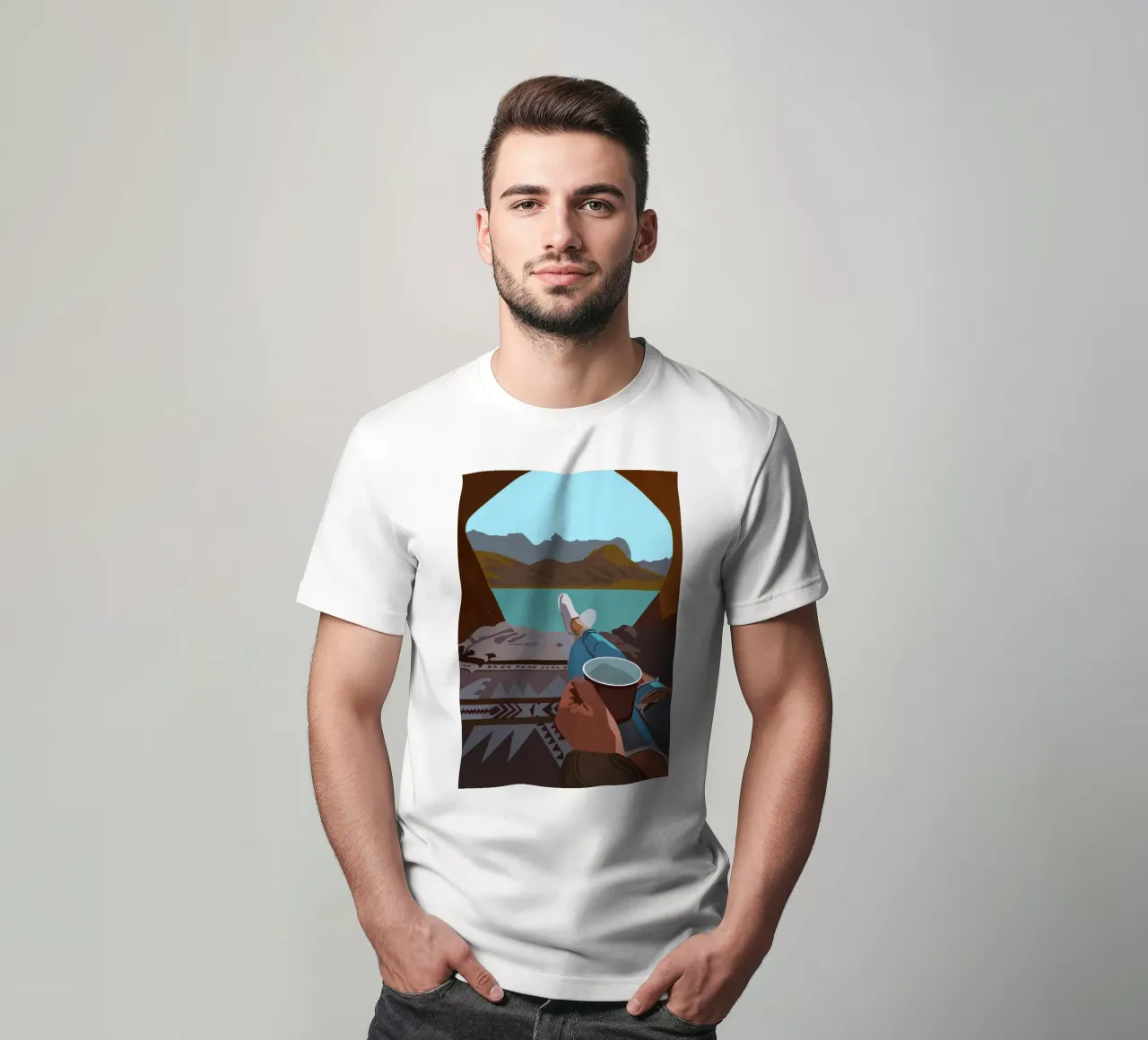 Place out of time t-shirt da Nadjaa