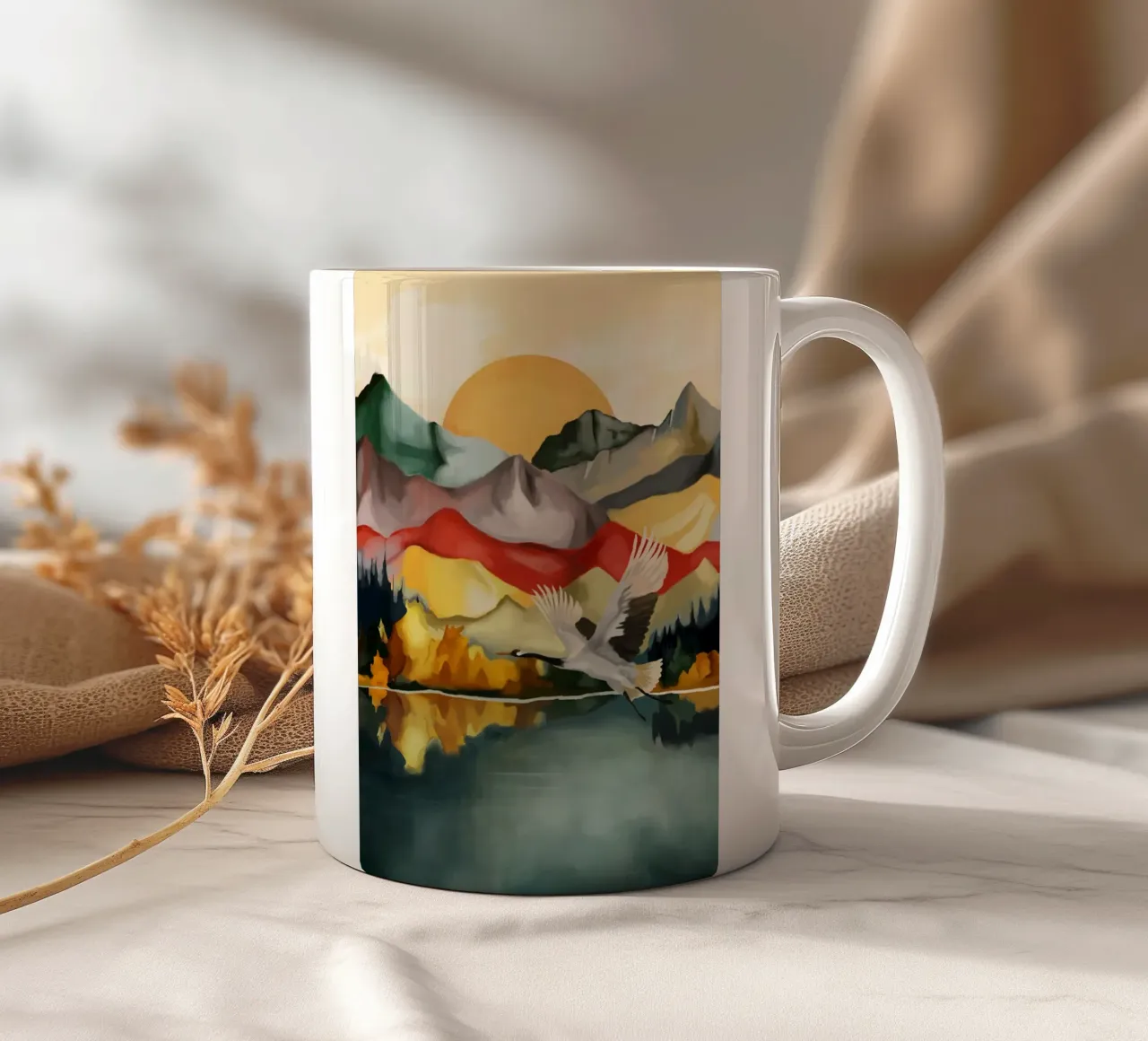 Silent Flight tazza in ceramica da Nadjaa