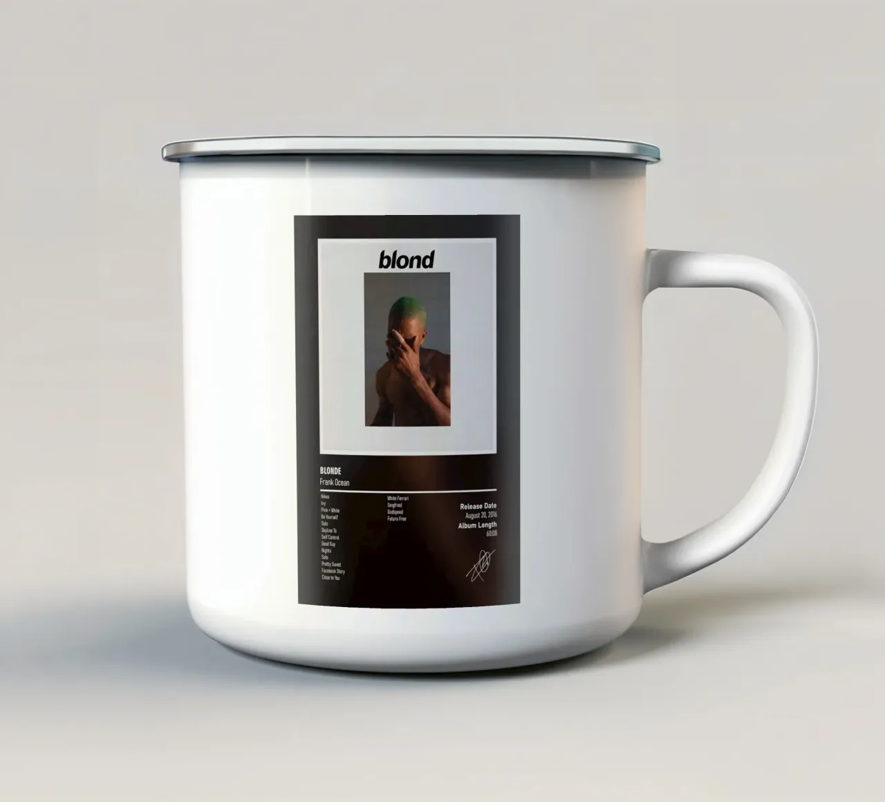 Blonde By Frank Ocean tazza in smalto da DGUnder