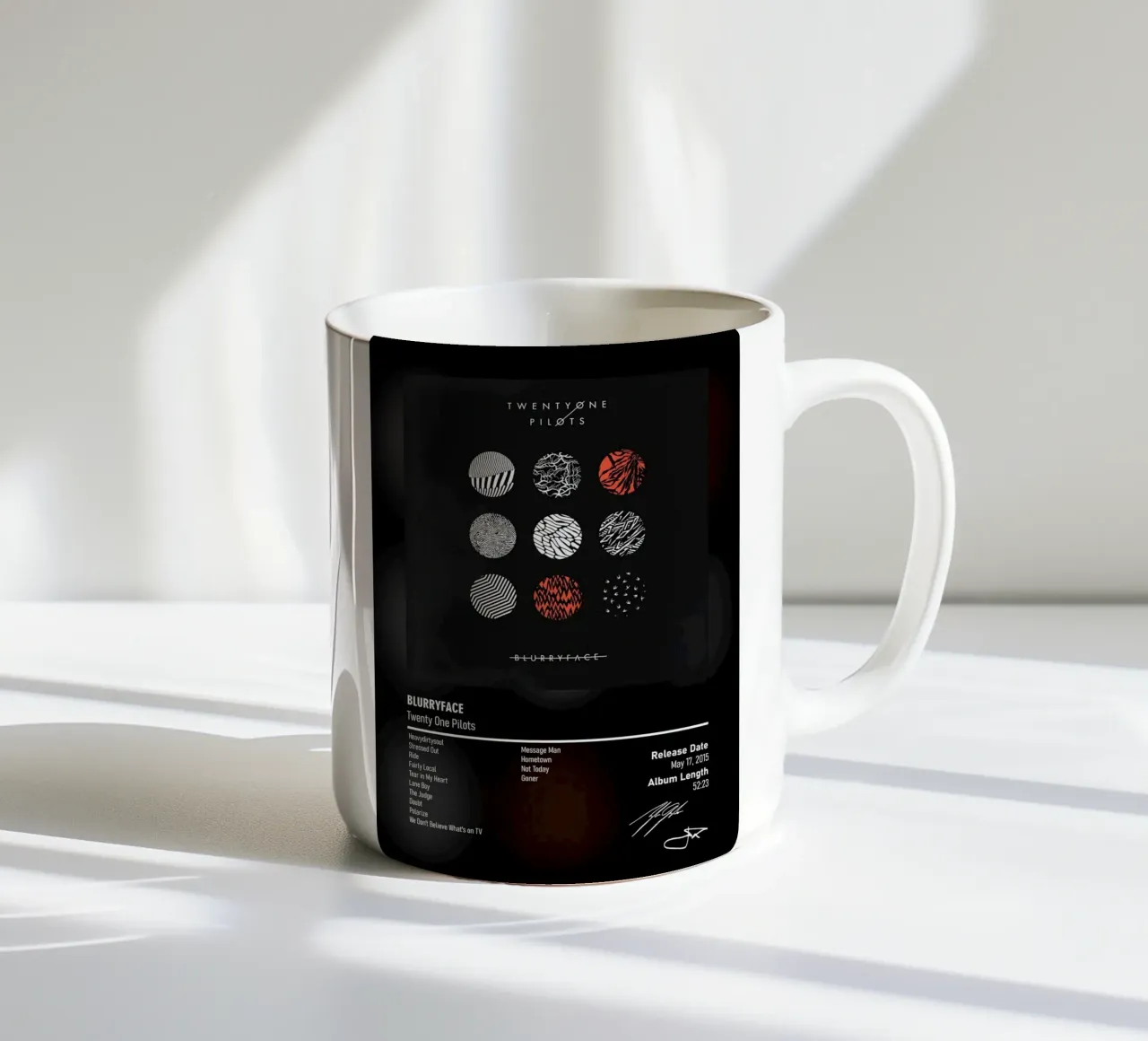 Blurryface BY Twenty One Pilots tazza in ceramica da DGUnder