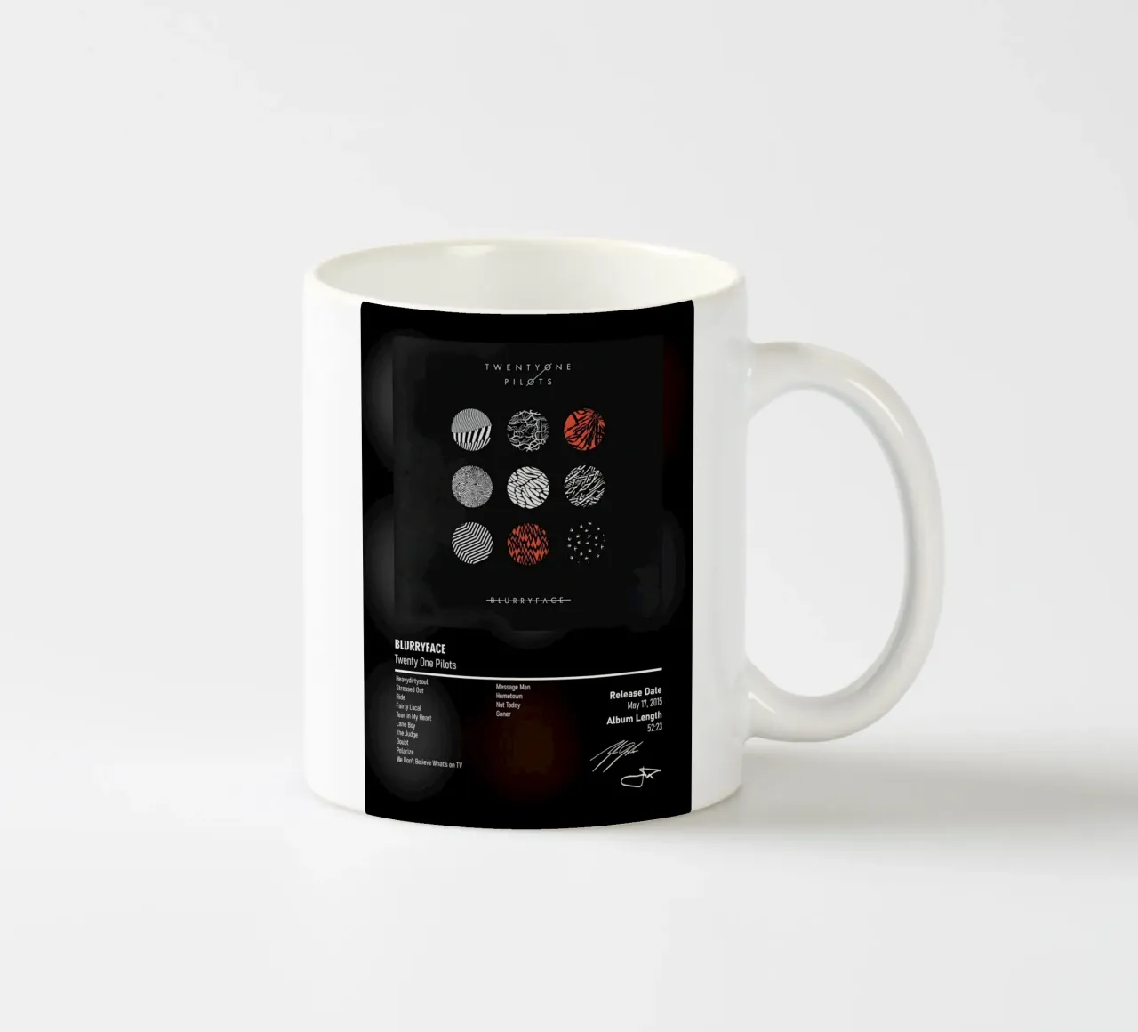 Blurryface BY Twenty One Pilots tazza in ceramica da DGUnder