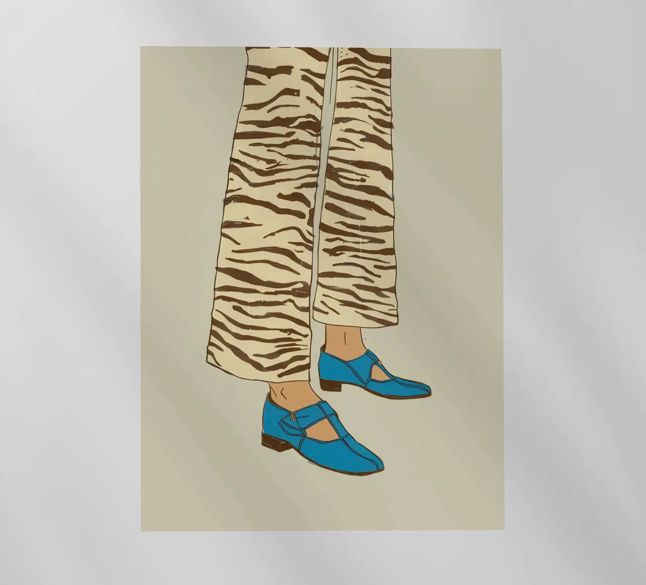 Scarpe a strisce zebrate pellicola backlit da Lune Dreams