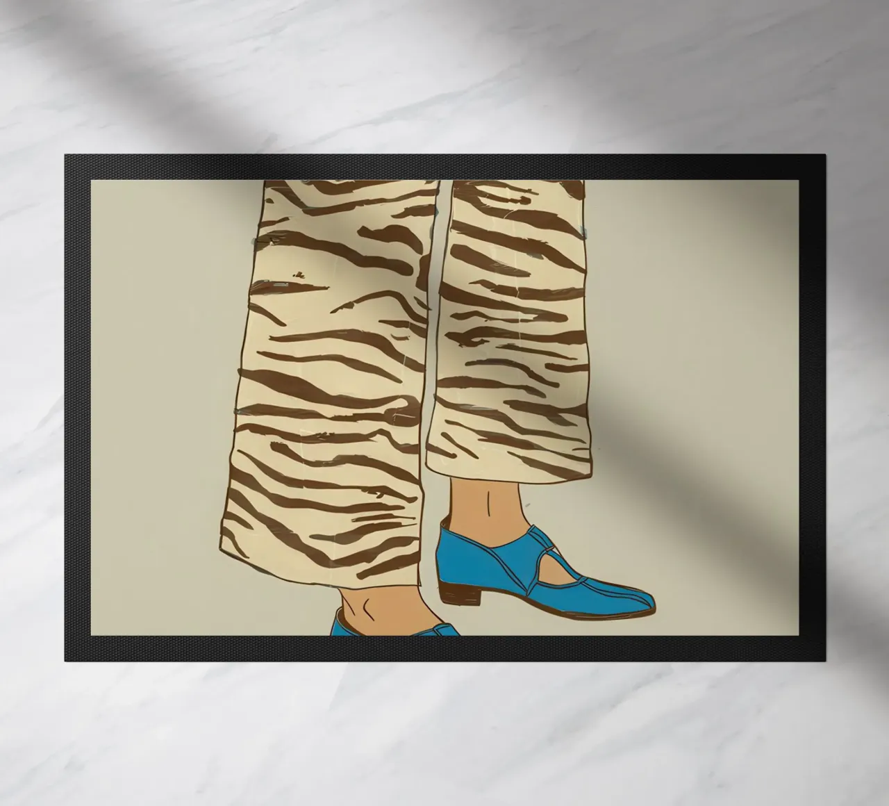 Scarpe a strisce zebrate zerbino da Lune Dreams
