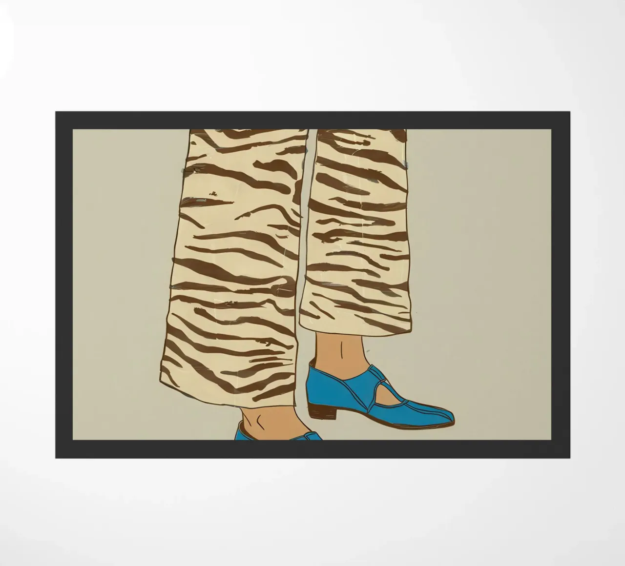 Scarpe a strisce zebrate zerbino da Lune Dreams
