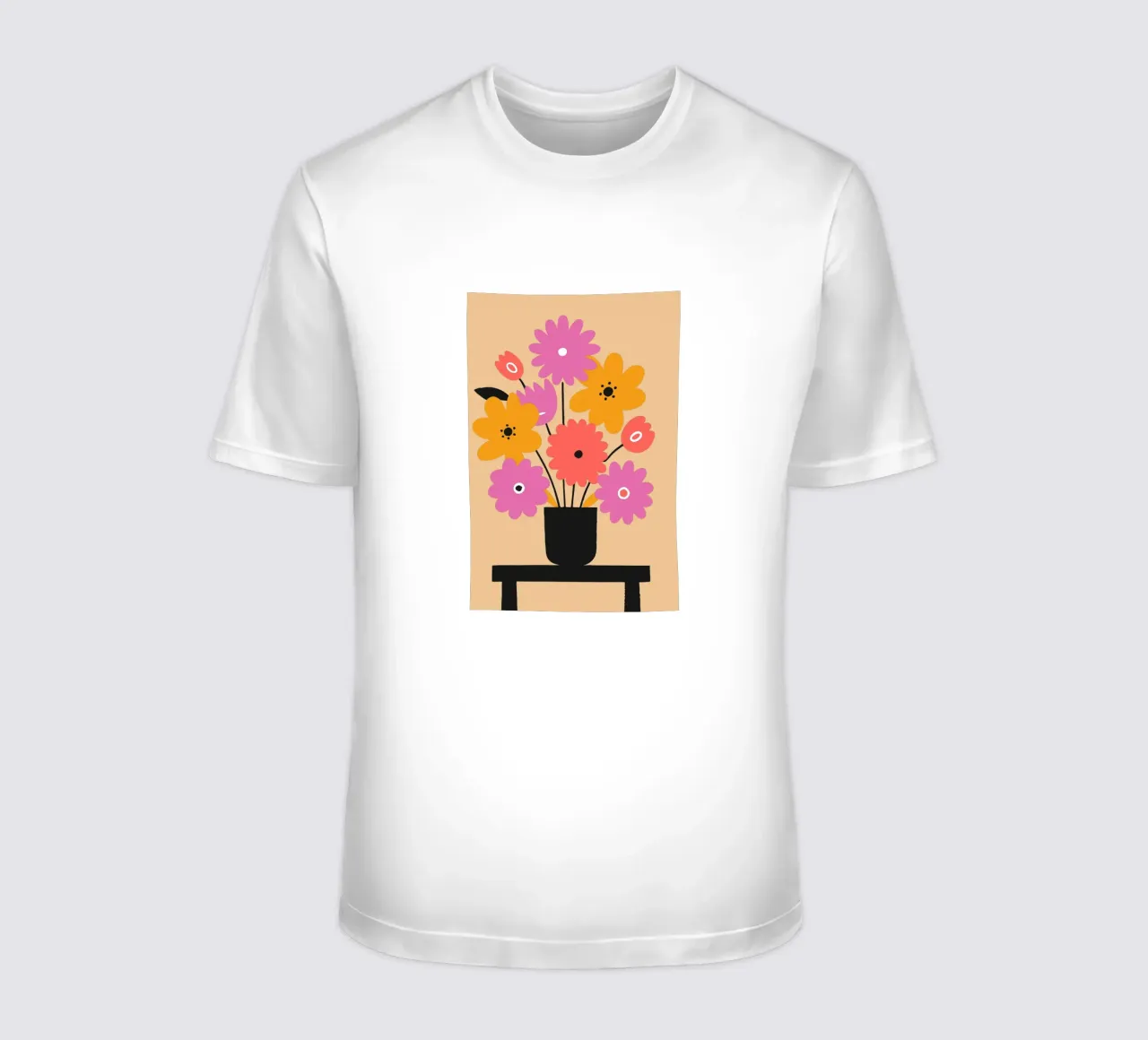 Bloemenvaas Decoratie t-shirt van TRENDY POSTER SHOP