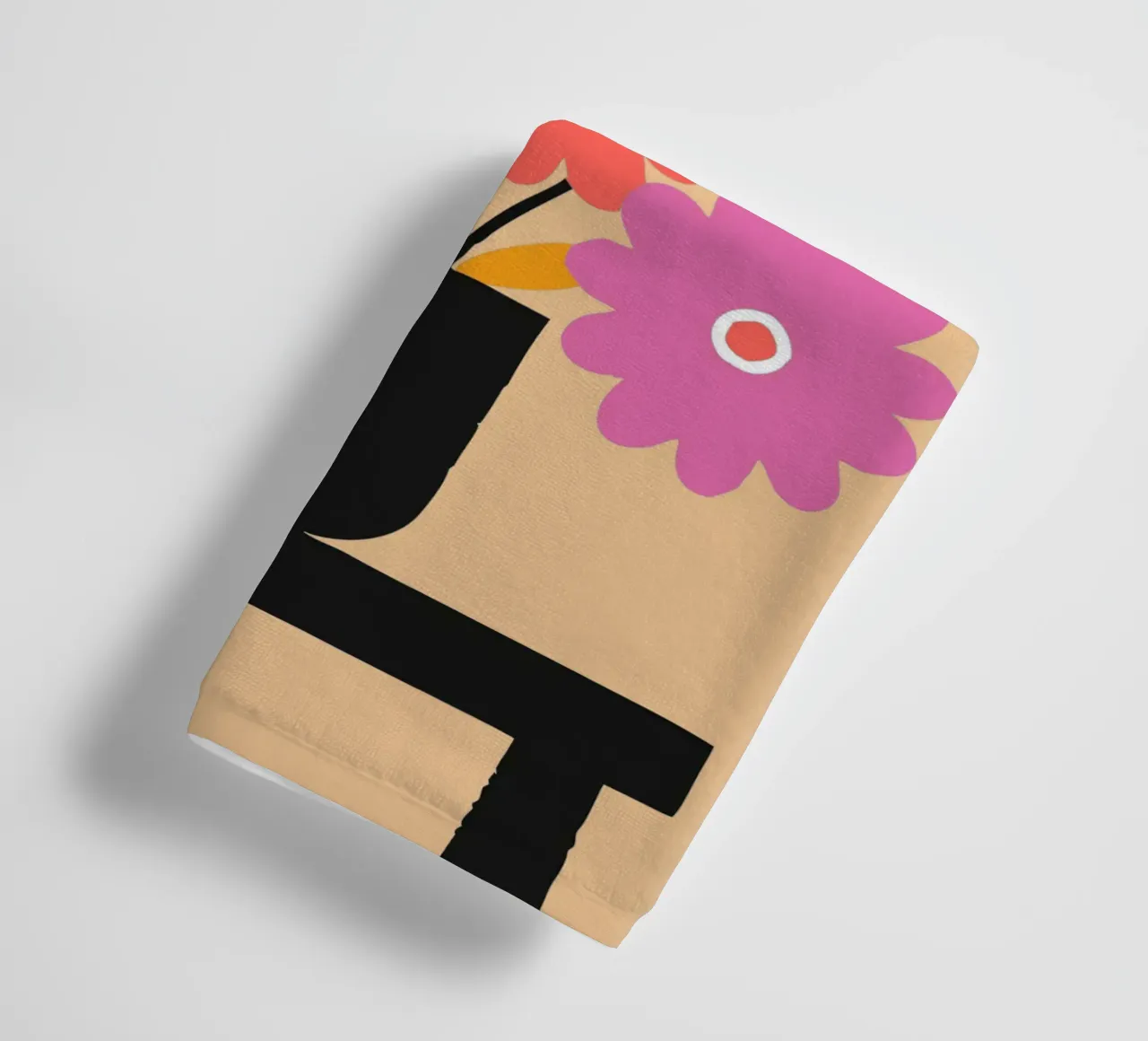 Decorazione con vaso di fiori asciugamano da bagno da TRENDY POSTER SHOP