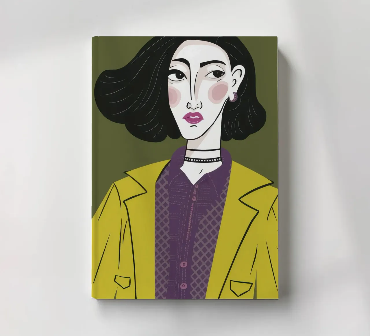 Sguardo chic color chartreuse diario da Mossy Pigment