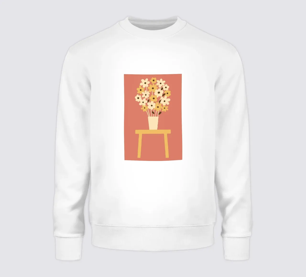 Decorazione con vaso di fiori felpa da TRENDY POSTER SHOP