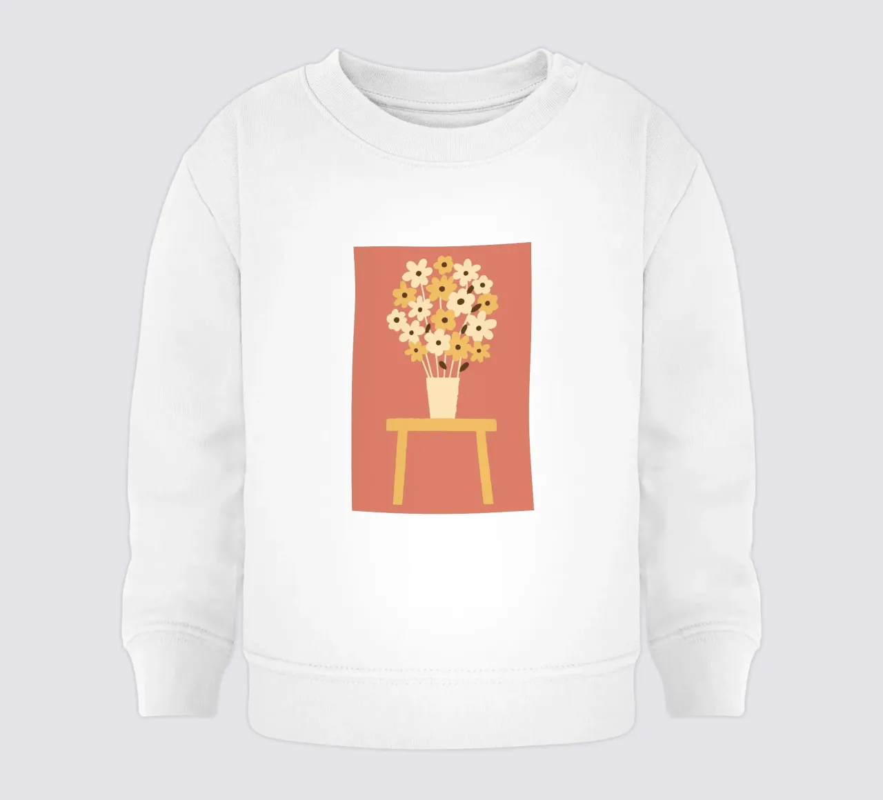 Decorazione con vaso di fiori felpa neonato da TRENDY POSTER SHOP