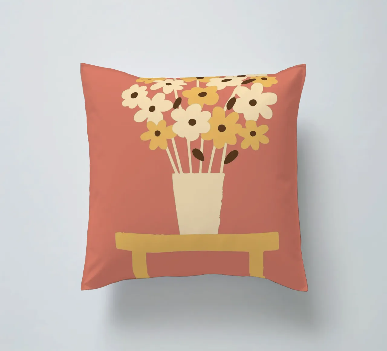 Decorazione con vaso di fiori cuscino da TRENDY POSTER SHOP