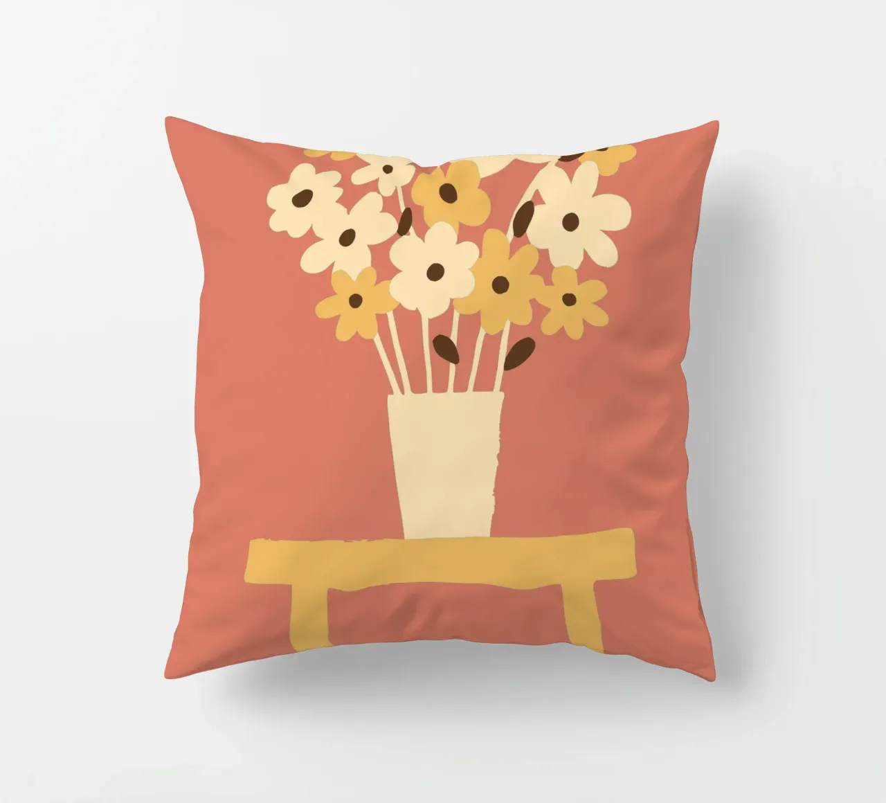 Decorazione con vaso di fiori cuscino da TRENDY POSTER SHOP