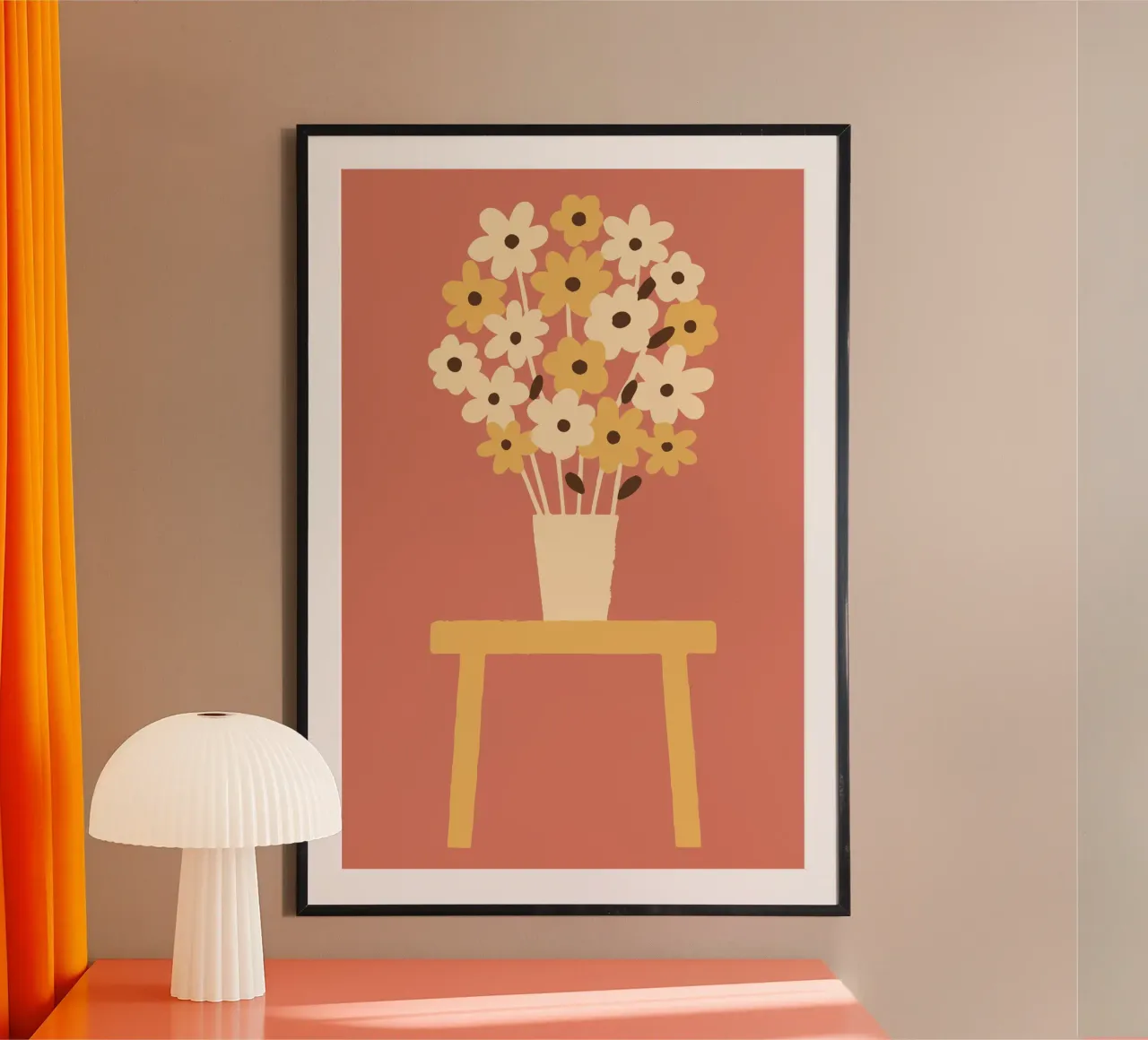 Decorazione con vaso di fiori poster da TRENDY POSTER SHOP