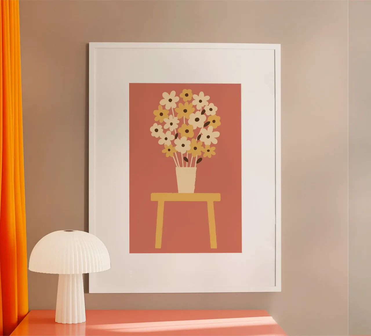 Decorazione con vaso di fiori poster da TRENDY POSTER SHOP