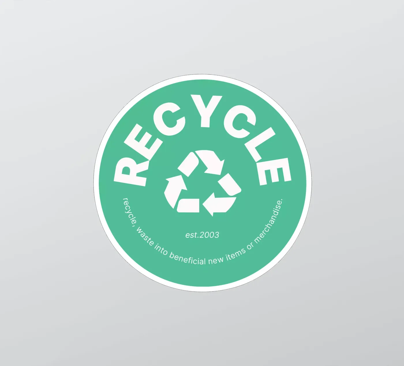 Recycle adesivo da Sticker King