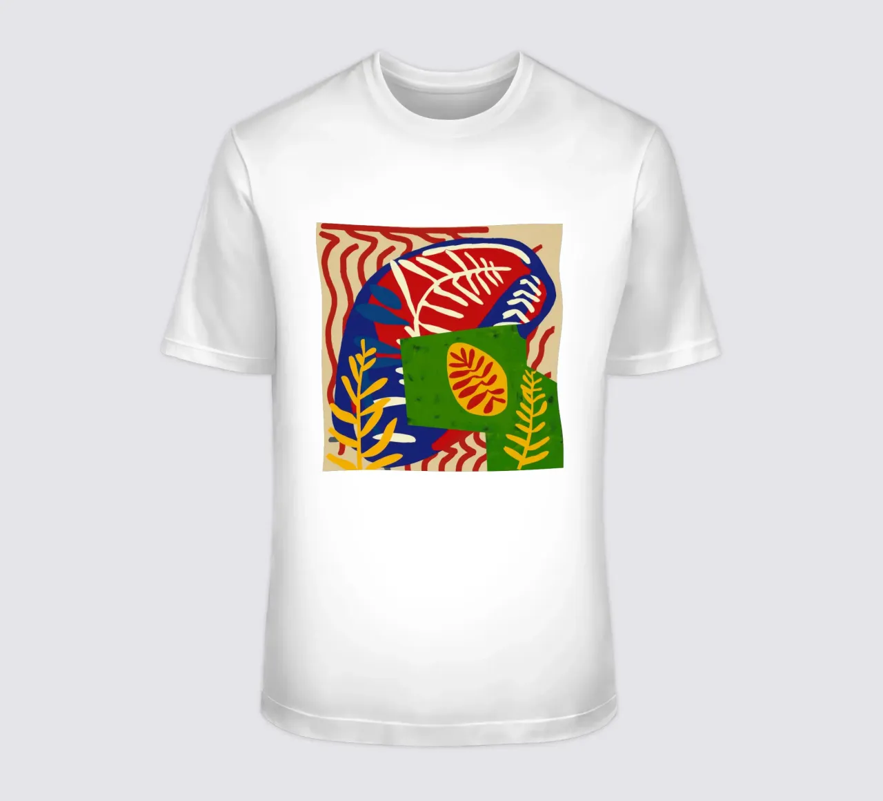 Zebrastreifen Laub T-Shirt von Arcane Lines