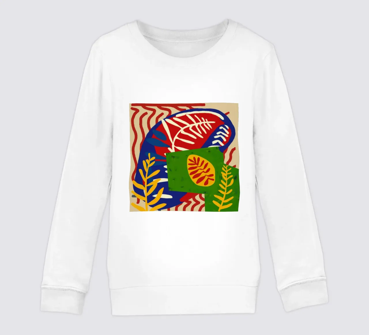 Feuillage à rayures zébrées sweat enfant de Arcane Lines