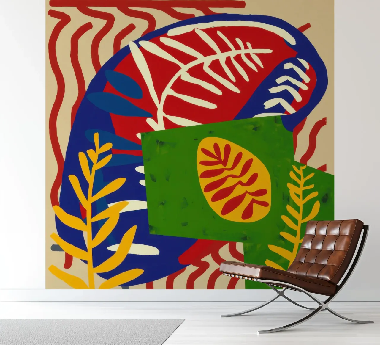 Zebra Stripe Foliage photo wallpaper by Arcane Lines