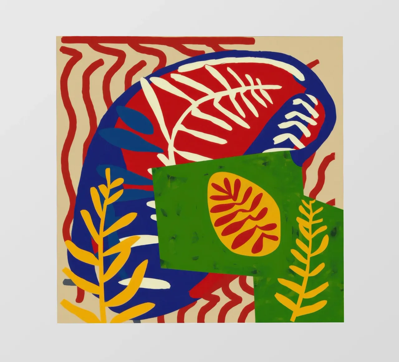 Zebra Stripe Foliage photo wallpaper by Arcane Lines