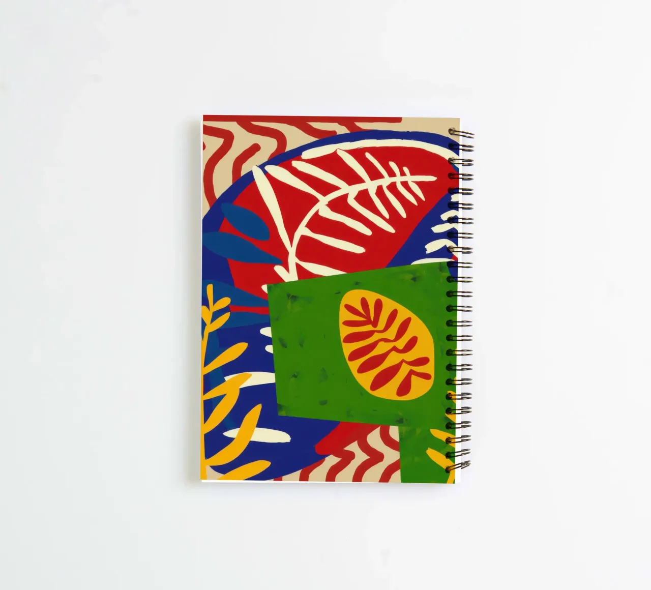 Zebra Stripe Foliage spiral notebook by Arcane Lines