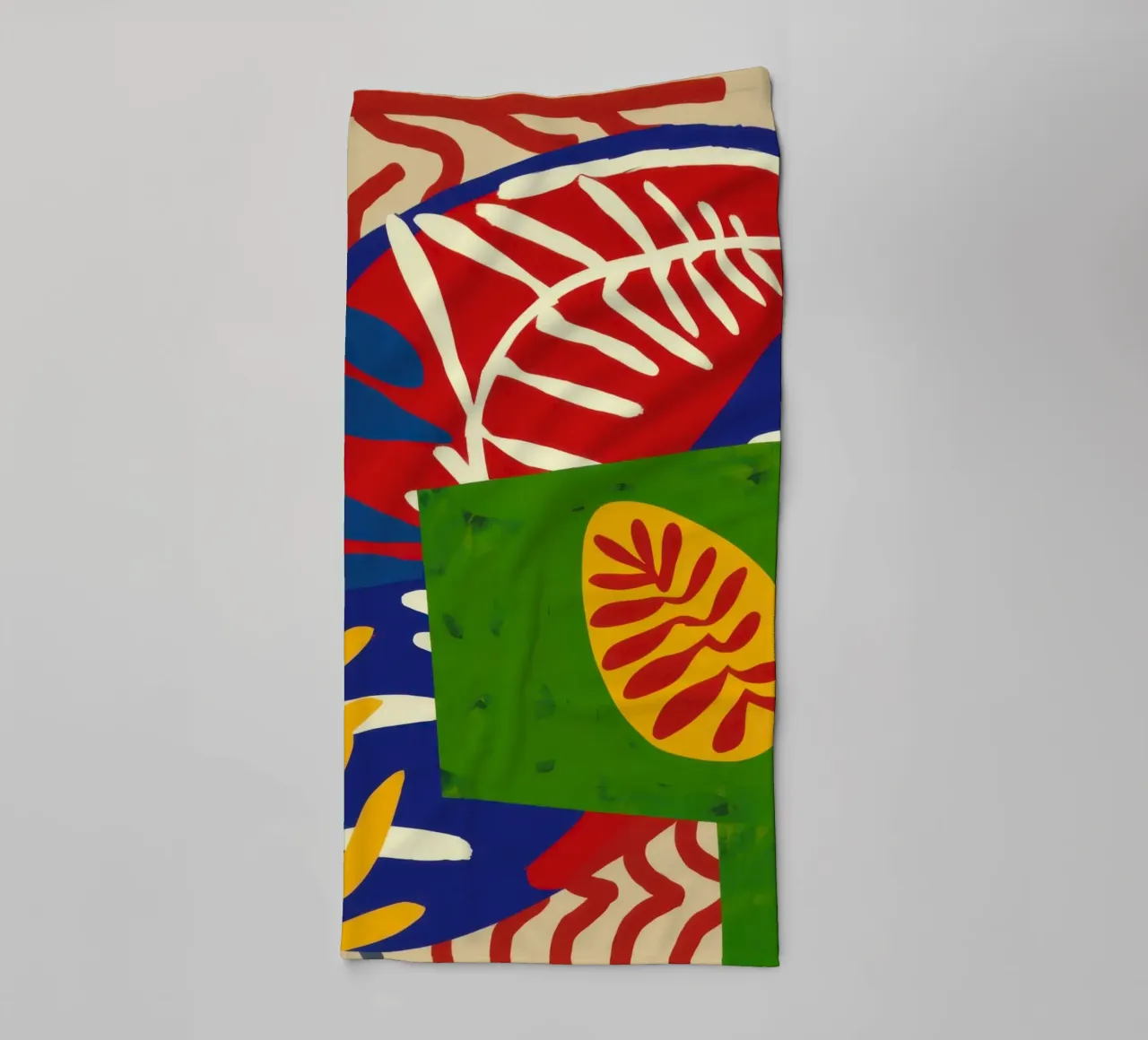Zebra Stripe Foliage towel by Arcane Lines