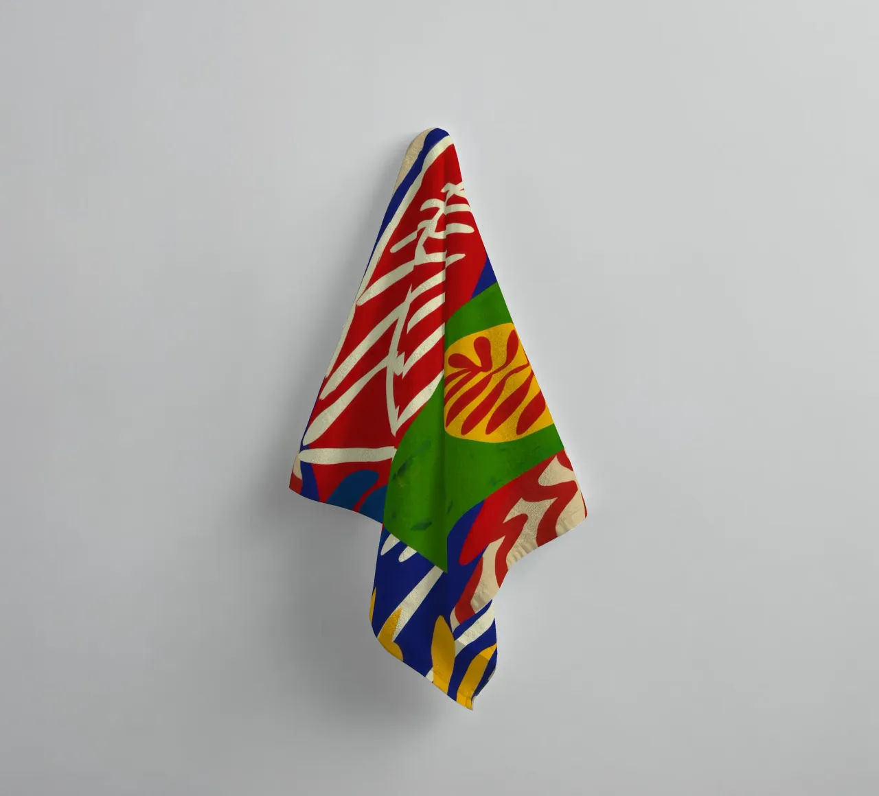 Zebra Stripe Foliage towel by Arcane Lines