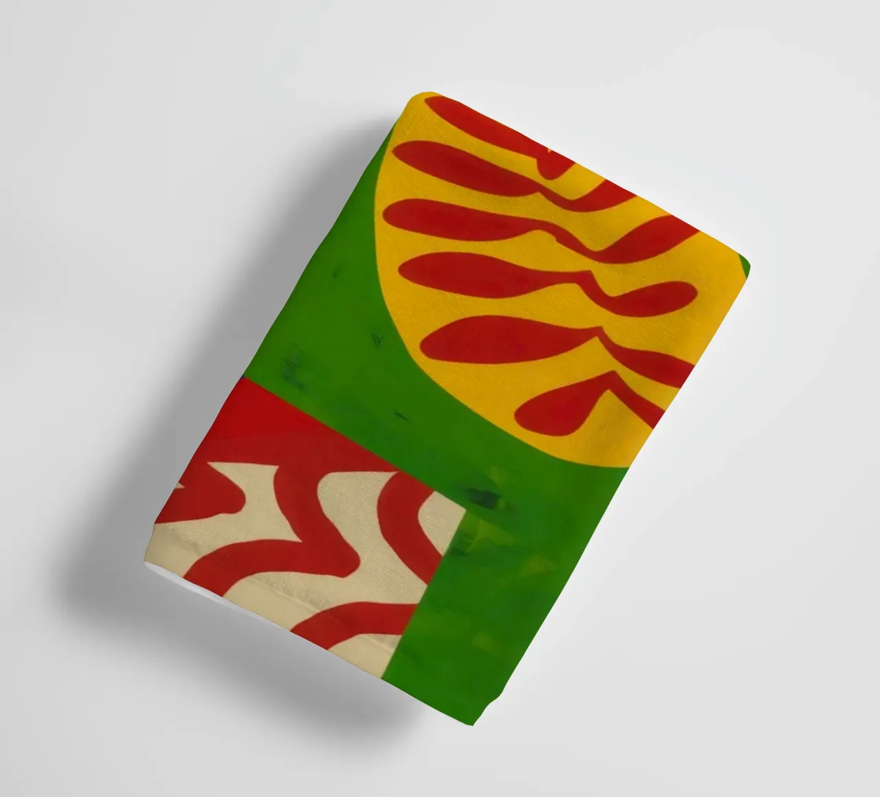 Zebra Stripe Foliage towel by Arcane Lines