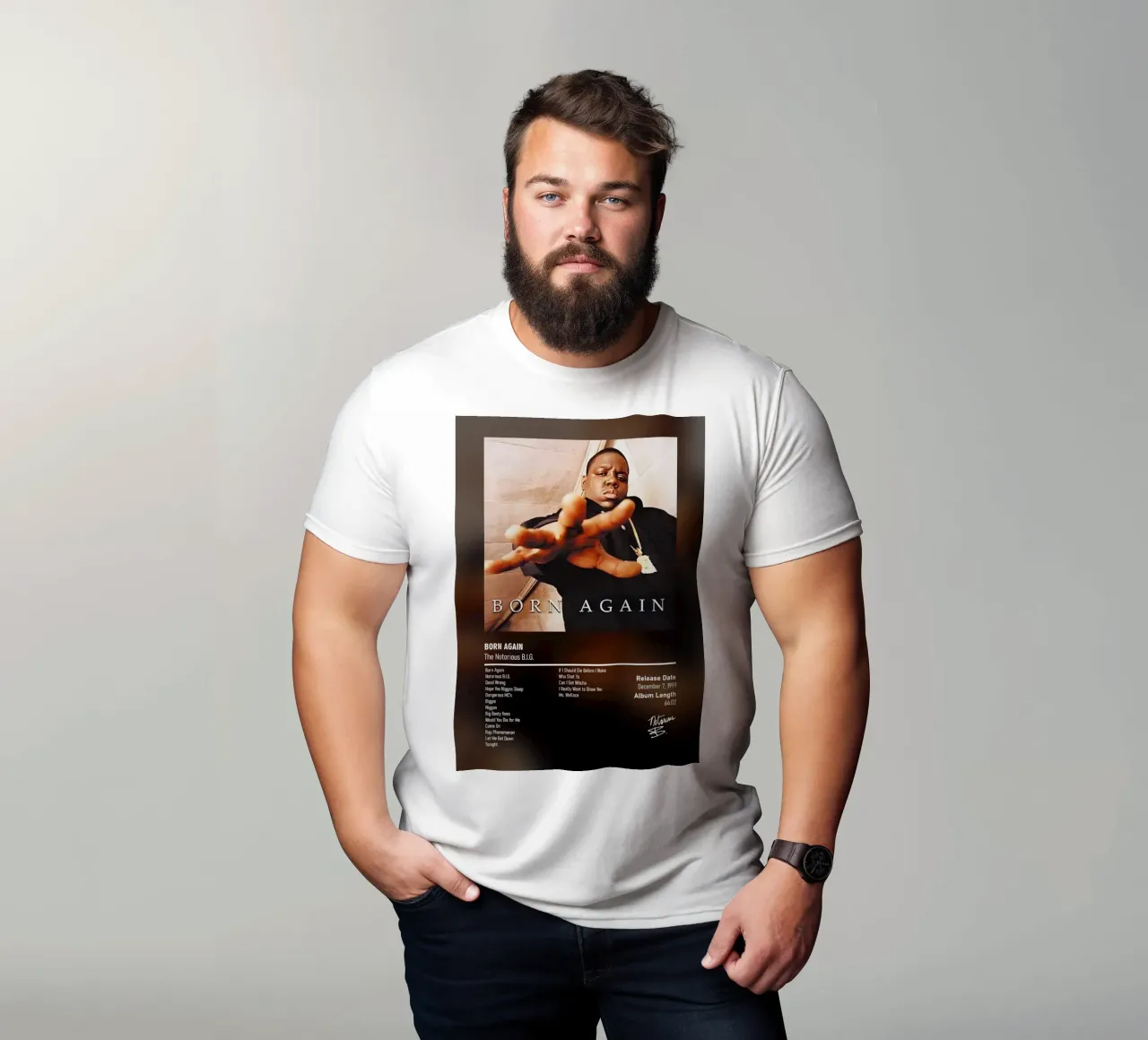 Born Again By The Notorious B.I.G. t-shirt da DGUnder