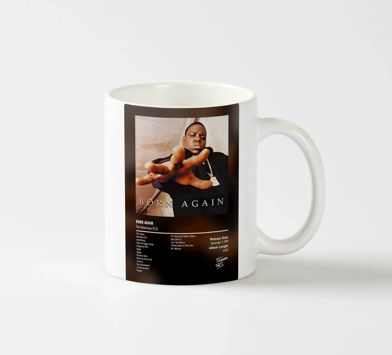 Born Again By The Notorious B.I.G. tazza in ceramica da DGUnder