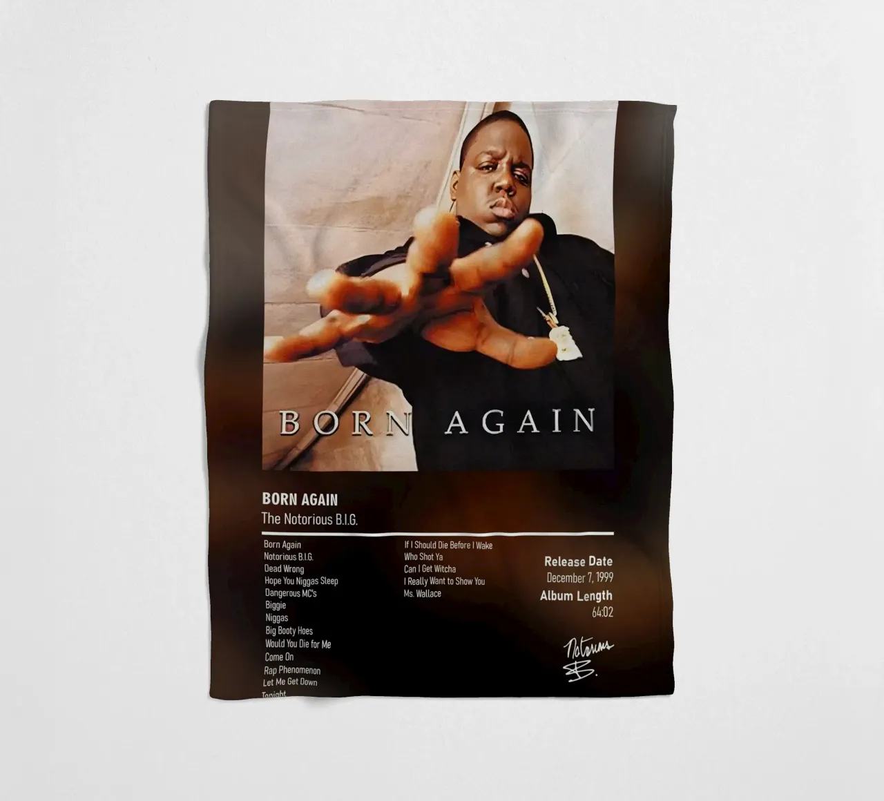 Born Again By The Notorious B.I.G. coperta in pile da DGUnder