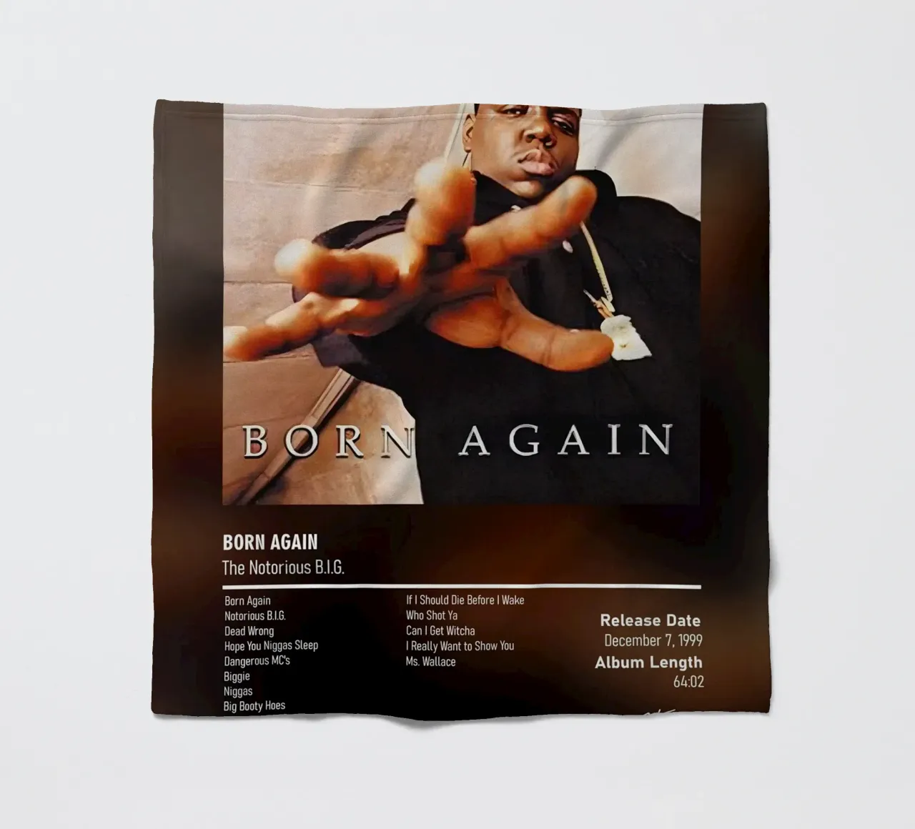 Born Again By The Notorious B.I.G. coperta in pile da DGUnder