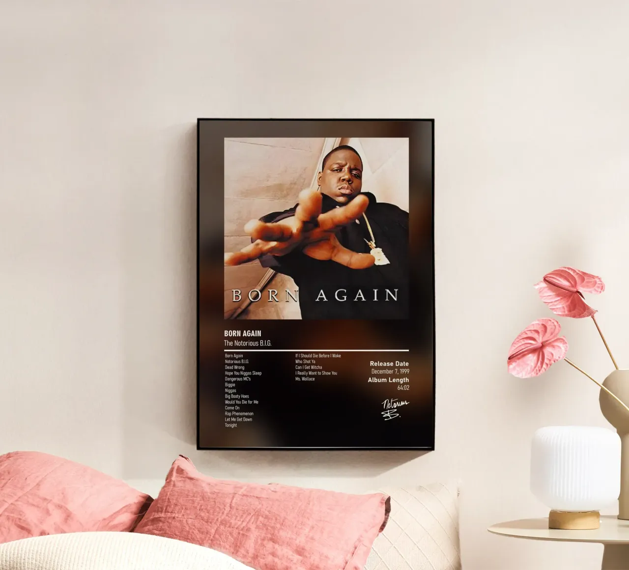 Born Again By The Notorious B.I.G. plexiglass da DGUnder