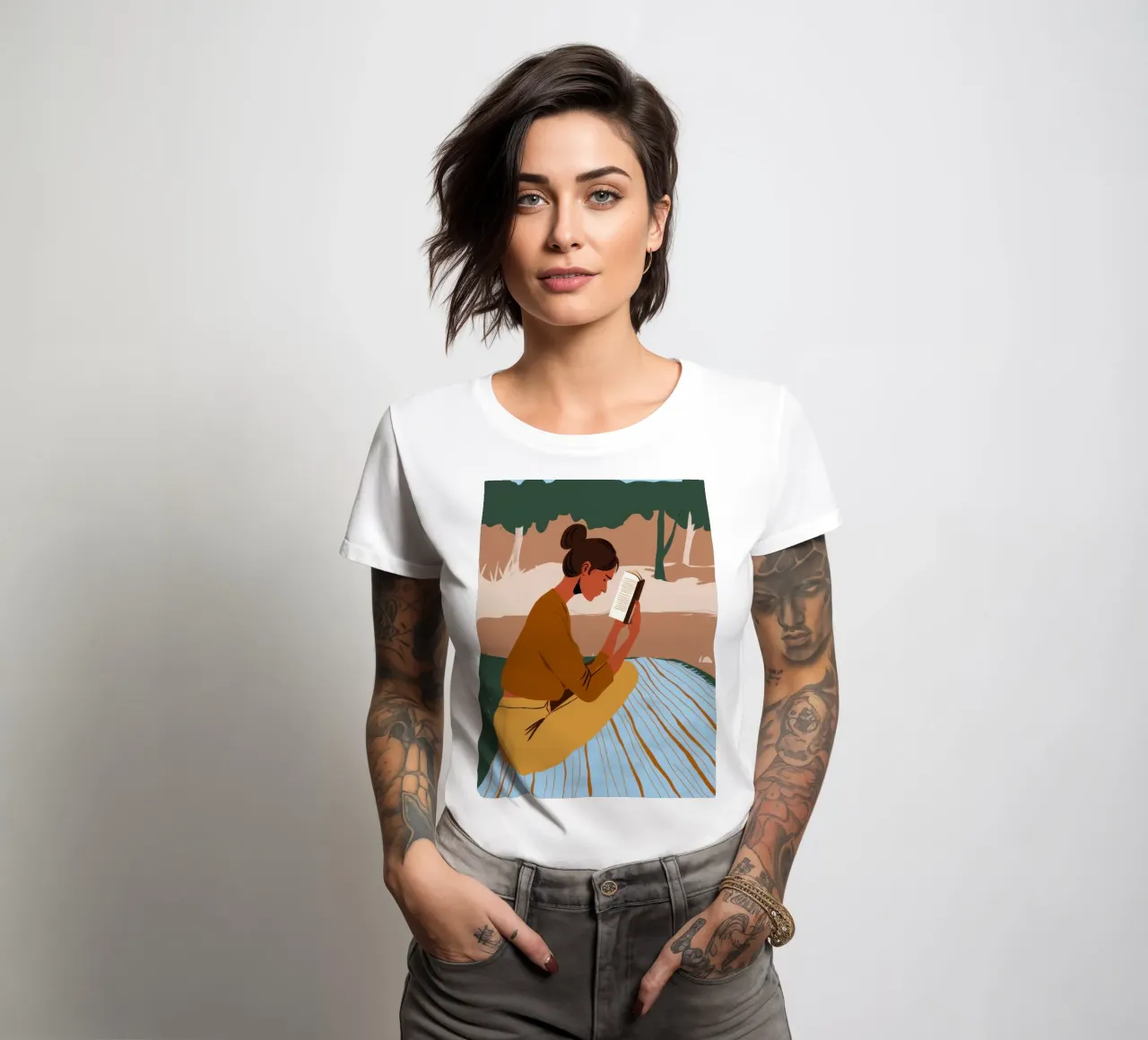 Zeitloser Umblätterer Frauen T-Shirt von Mossy Pigment