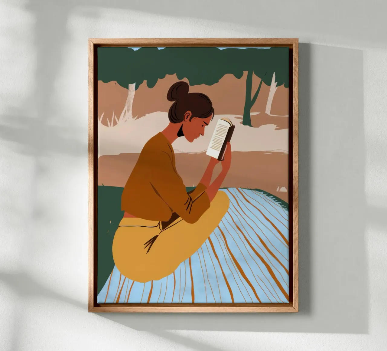 Timeless Page Turner canvas by Mossy Pigment
