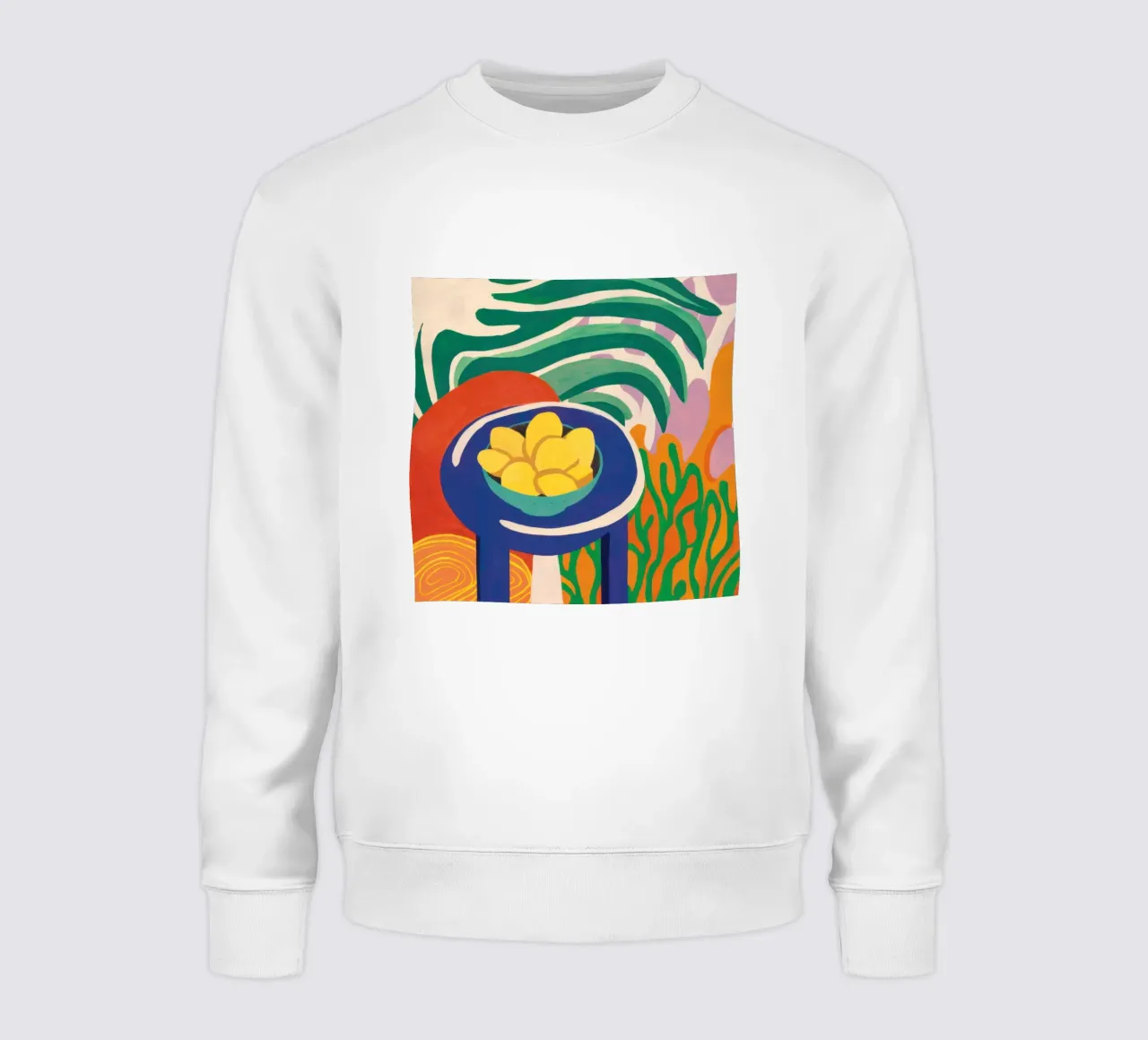 Pastellfarbene Zitrone Repose Sweatshirt von Arcane Lines