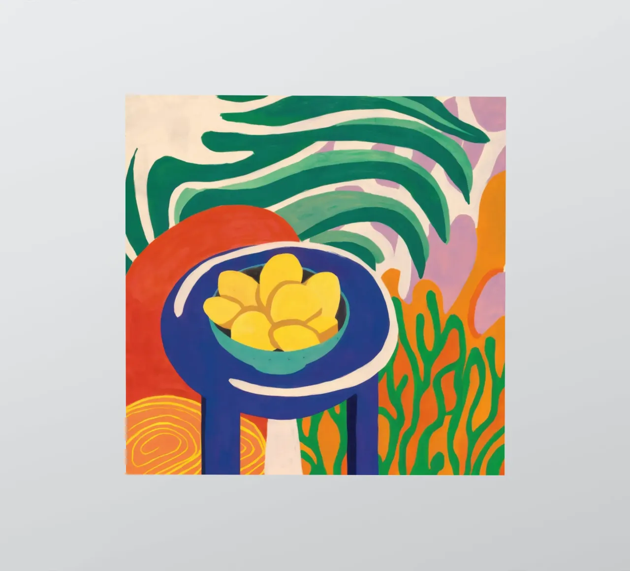 Pastellfarbene Zitrone Repose Sticker von Arcane Lines